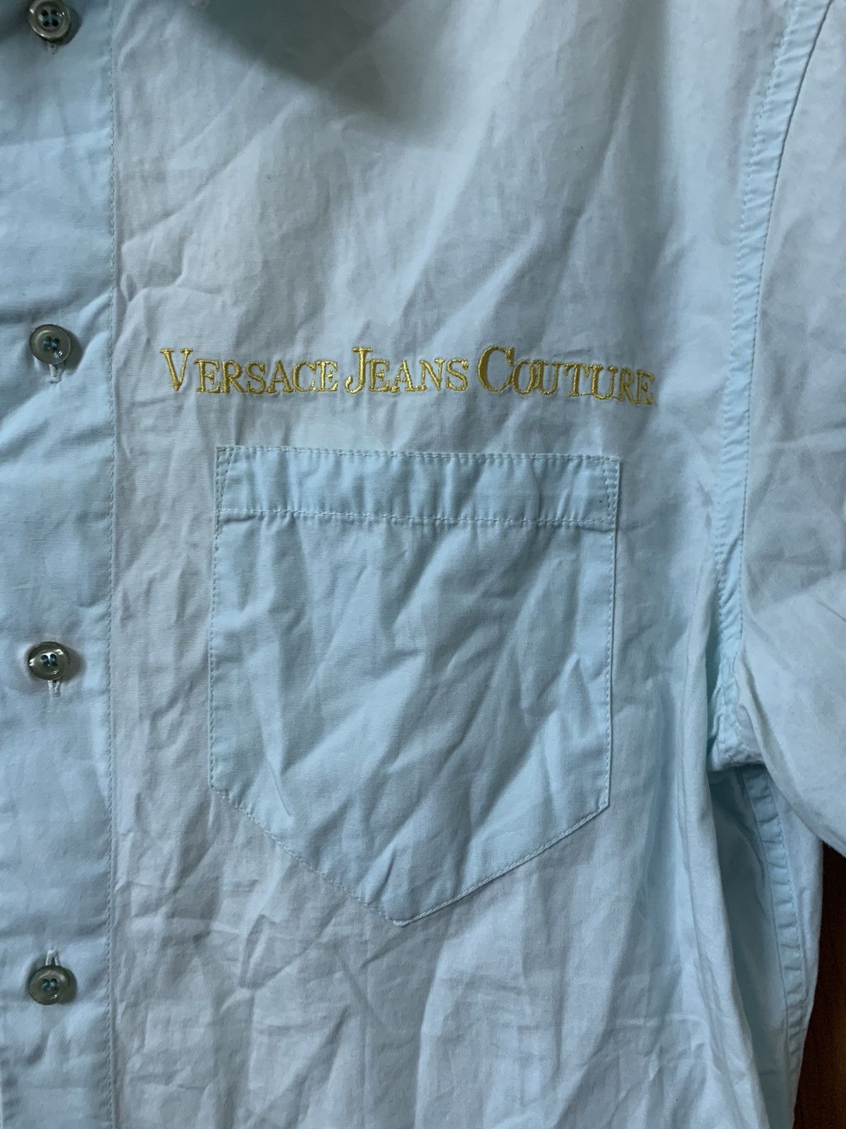 Versace × Vintage Versace jeans couture shirt Size US L / EU 52-54 / 3 - 4 Thumbnail