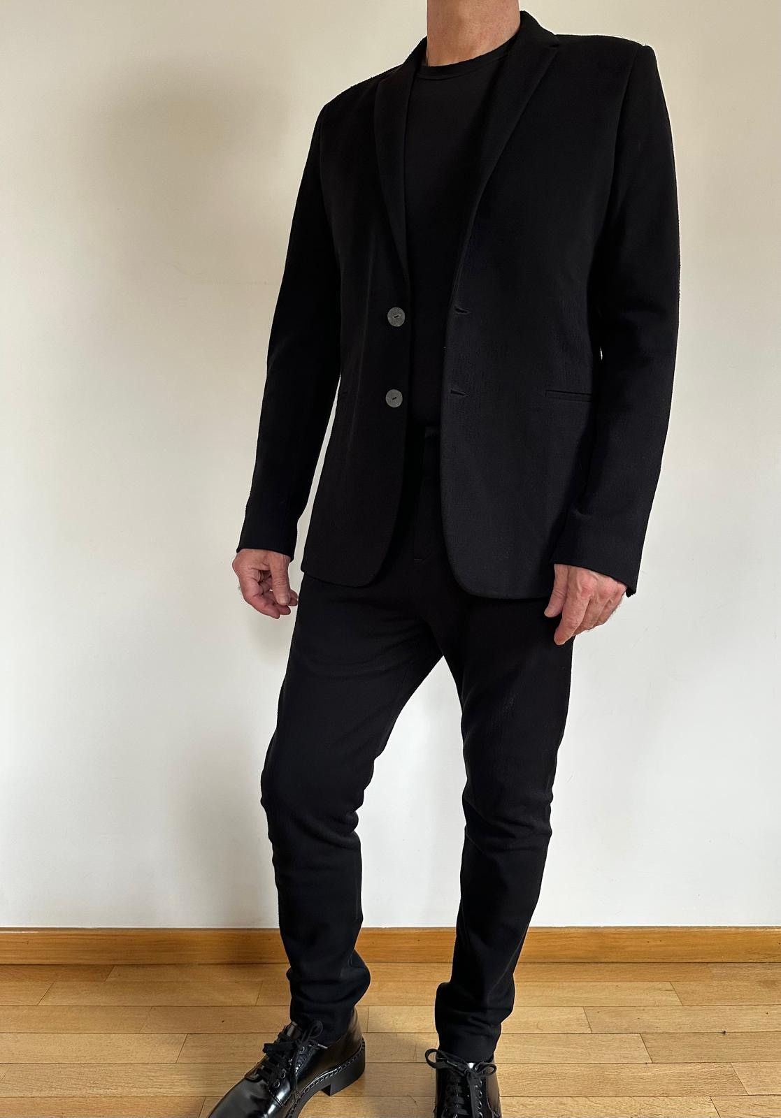 Label Under Construction LUC black cotton linen stretch pants US 34/ EU 50 Size 50R - 7 Thumbnail