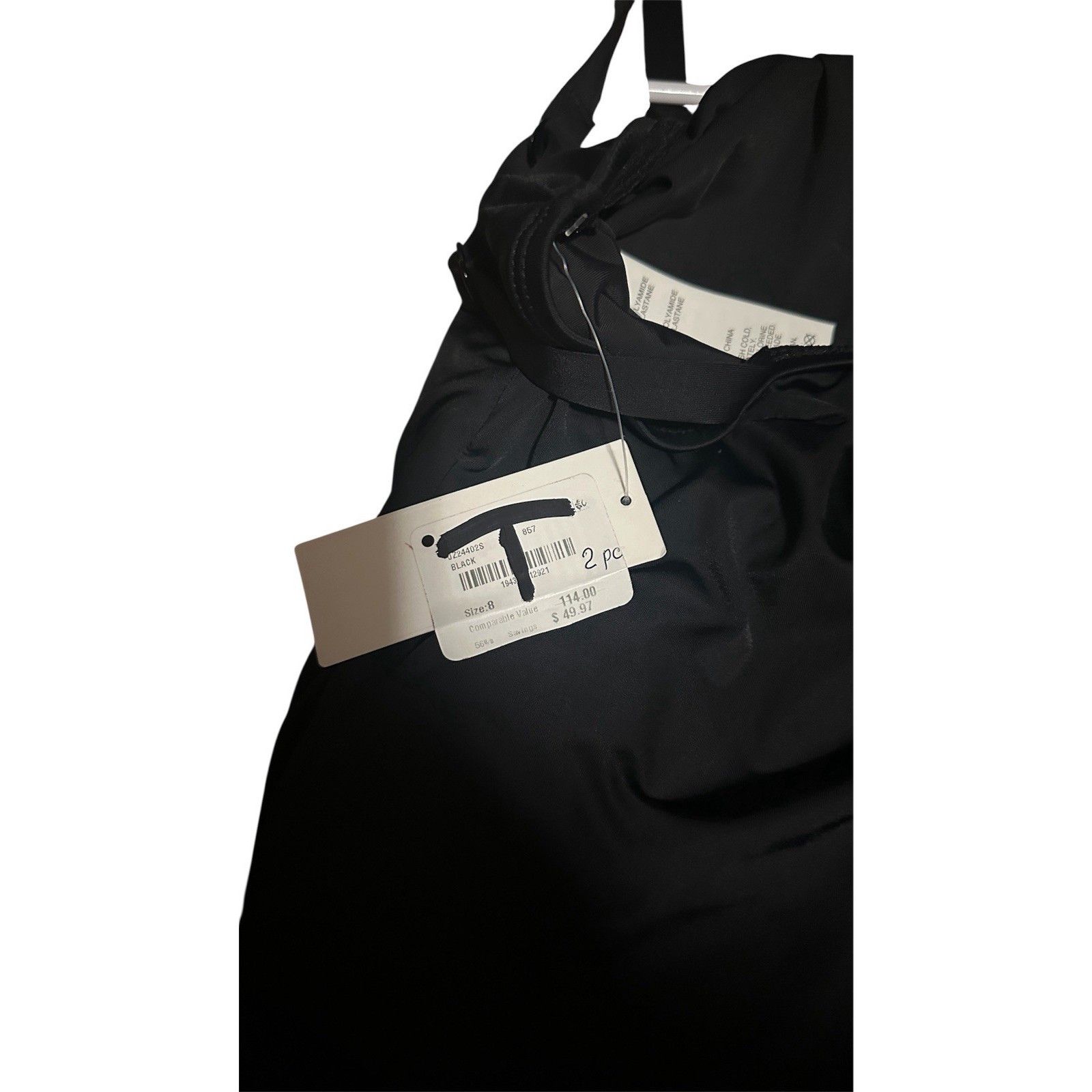 Jantzen Jantzen Nwt Black Top With Padding Size ONE SIZE - 4 Thumbnail