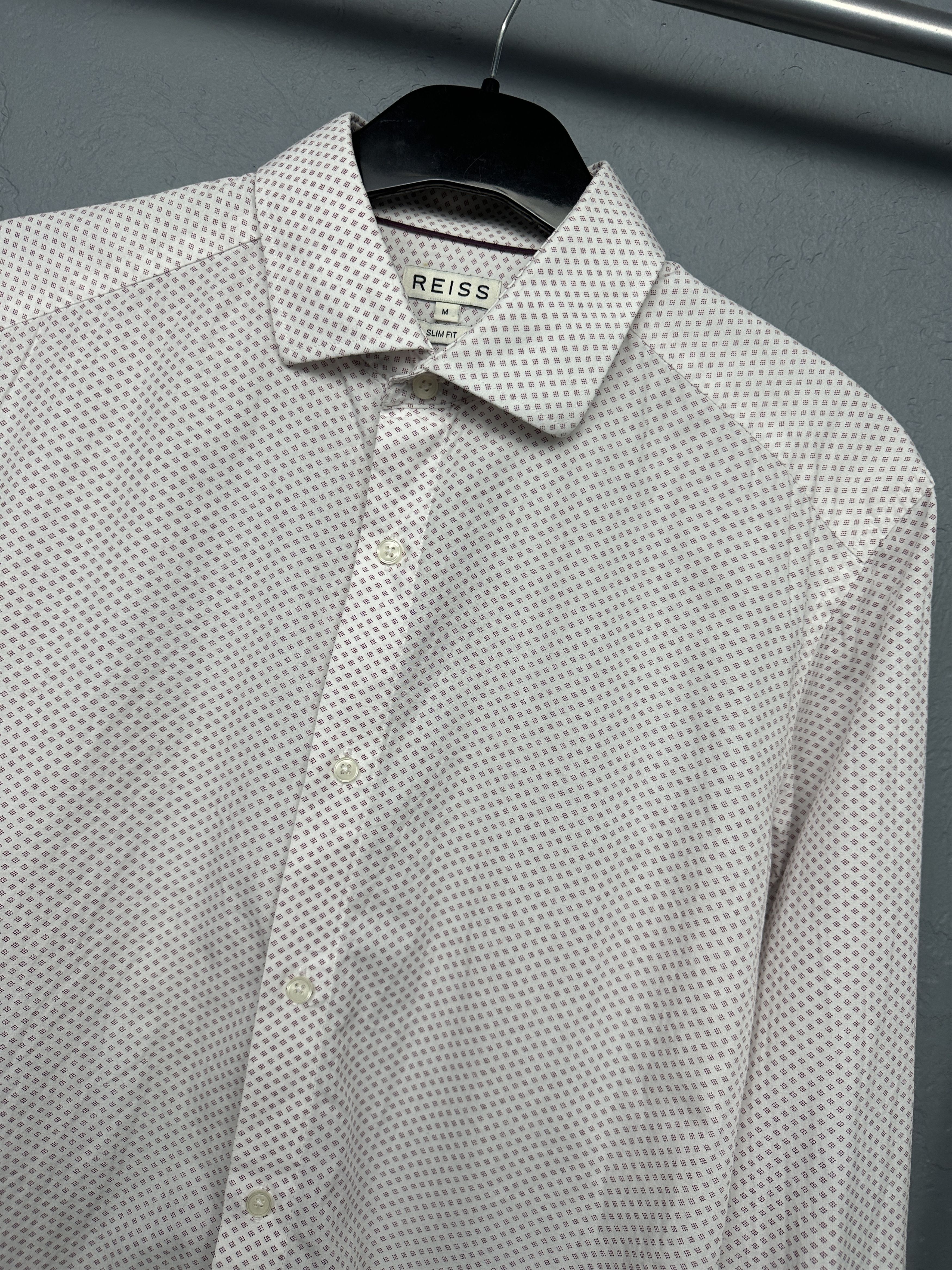 Reiss Reiss Mens Long Sleeve Shirt Slim Fit Size US M / EU 48-50 / 2 - 2 Thumbnail