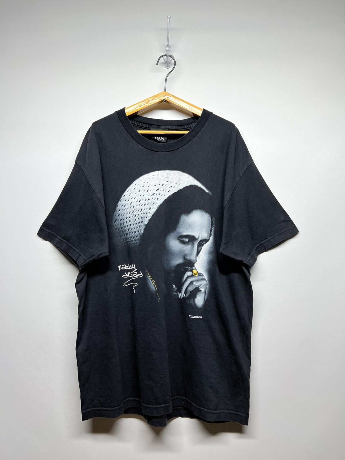 Band Tees × Bob Marley × Vintage Vintage Y2k 2004 Bob Marley Natty Dread Rasta Rap T Shirt Size US L / EU 52-54 / 3 - 3 Thumbnail