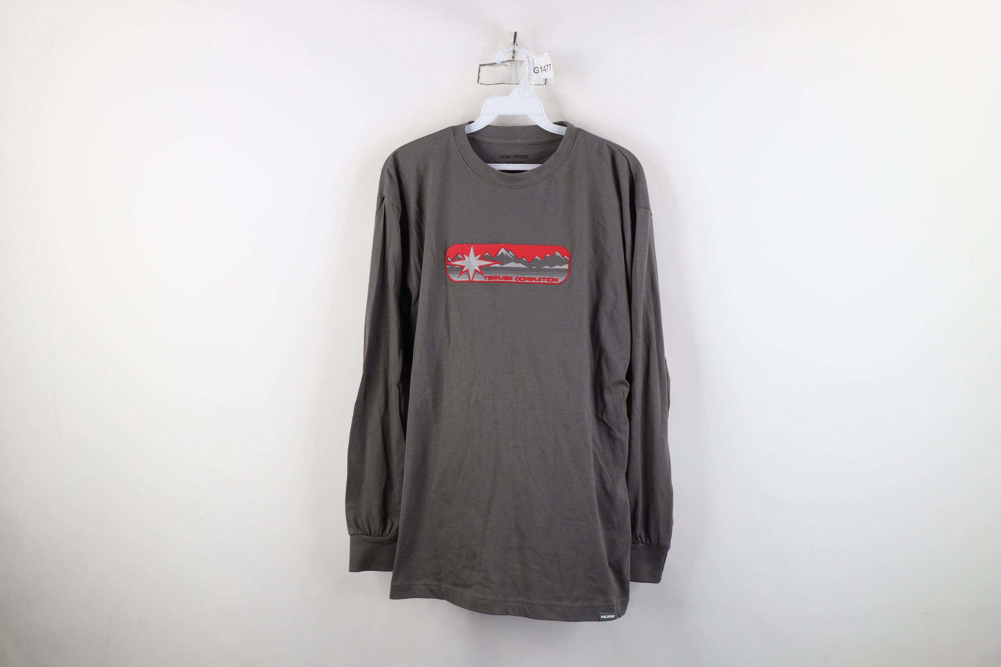 Vintage Vintage Y2K Polaris Snowmobile Long Sleeve T-Shirt Gray Size US M / EU 48-50 / 2 - 1 Thumbnail