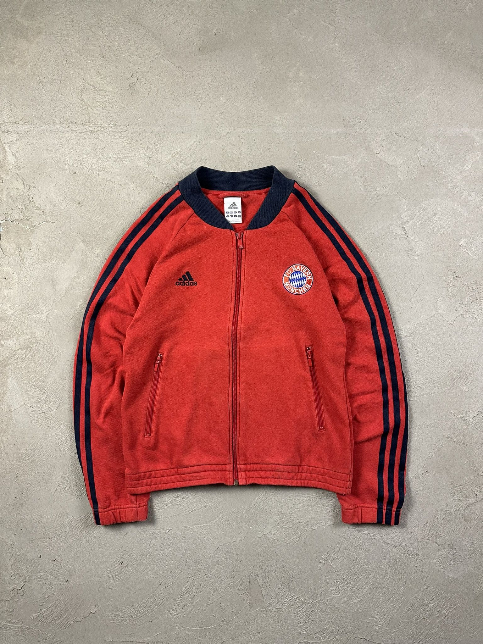 Adidas 00s Vintage Adidas Bayern Munich Zip Sweatshirt Y2k Size M / US 6-8 / IT 42-44 - 1 Thumbnail