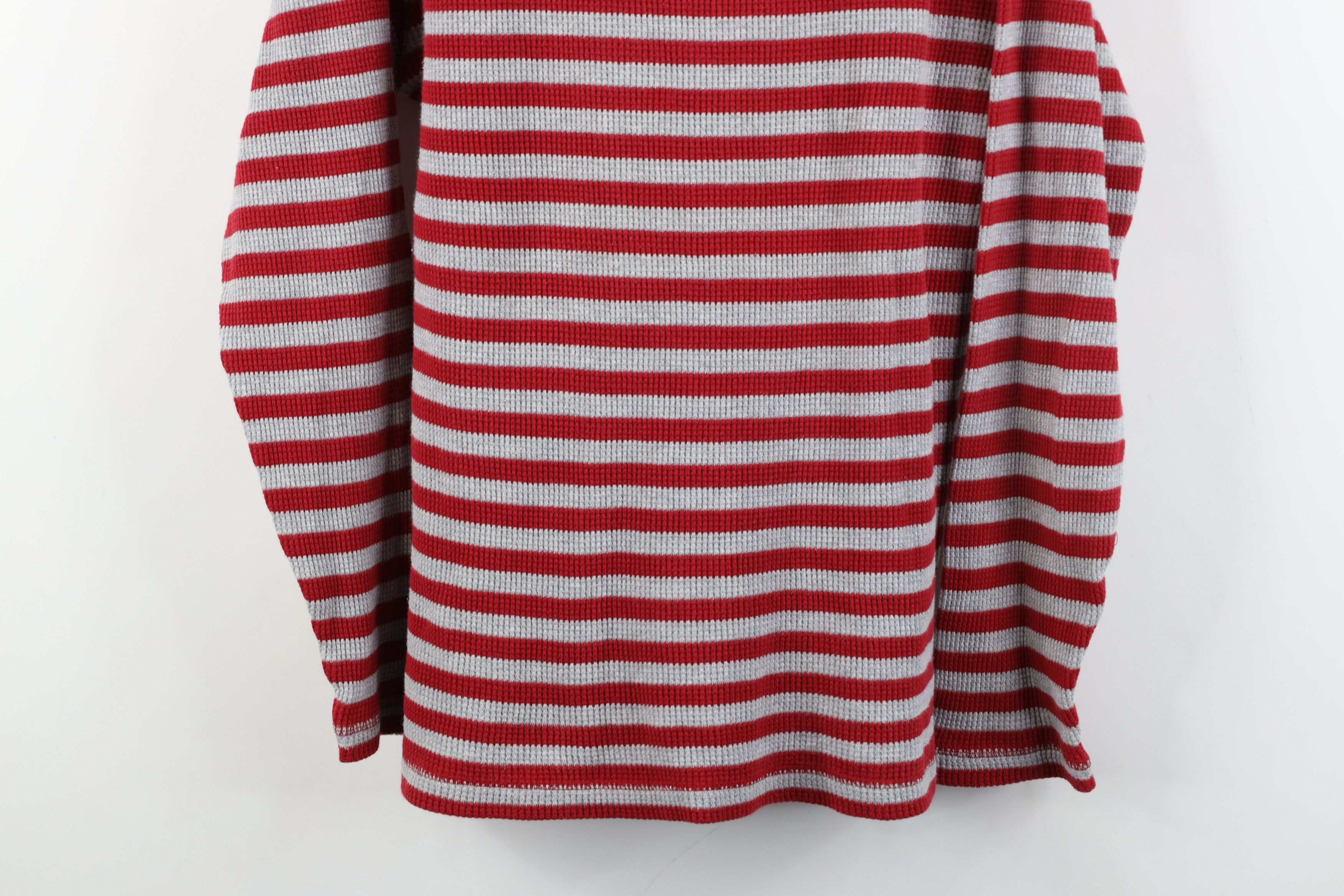 Tommy Hilfiger Vintage 90s Tommy Hilfiger Waffle Knit Henley T-Shirt Size US M / EU 48-50 / 2 - 3 Thumbnail