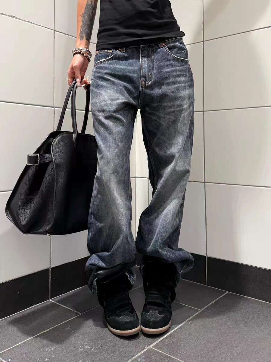 Jean Loose black distressed jeans Size US 30 / EU 46 - 4 Thumbnail