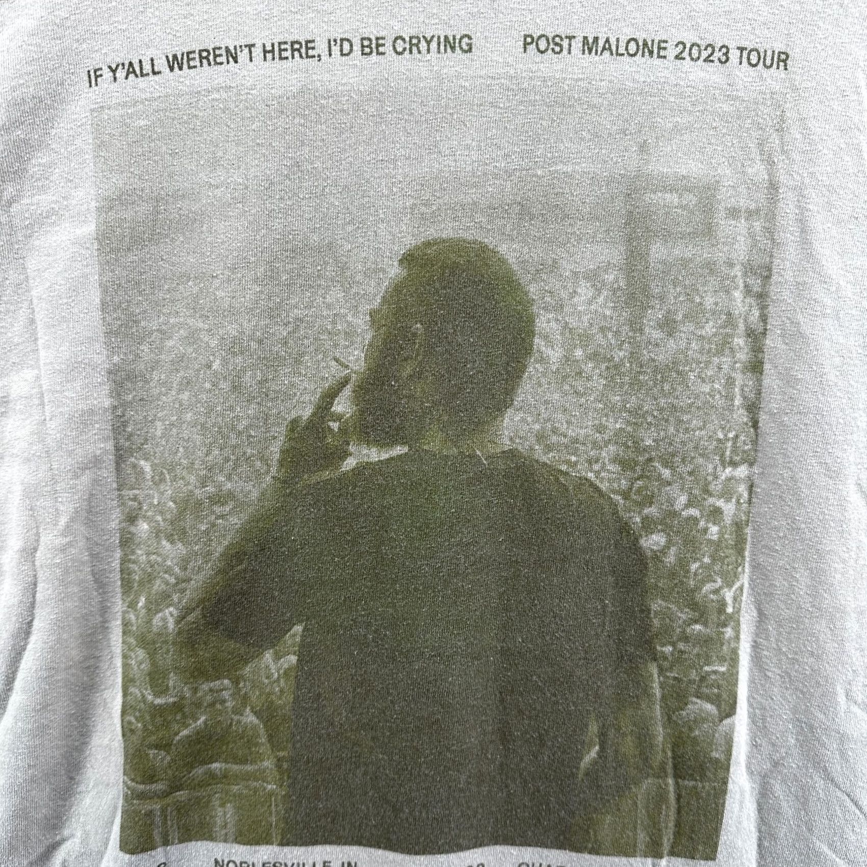Gustin Austin Post Malone T-Shirt Gray Men's Large Short Sleeve Crew Neck Pullover Size US L / EU 52-54 / 3 - 3 Thumbnail