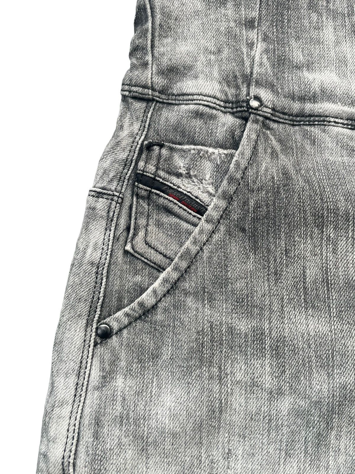 Diesel × Le Grande Bleu (L.G.B.) × Vintage Vintage Diesel Denim Dress Size S / US 4 / IT 40 - 4 Thumbnail