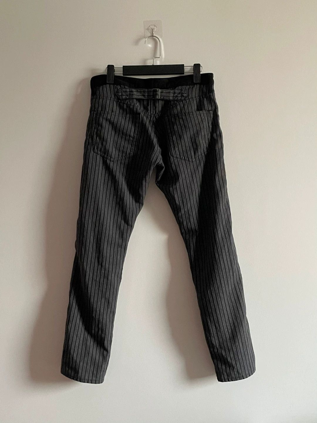 Junya Watanabe Gray Striped Casual Pants Size 30 Size US 30 / EU 46 - 7 Thumbnail