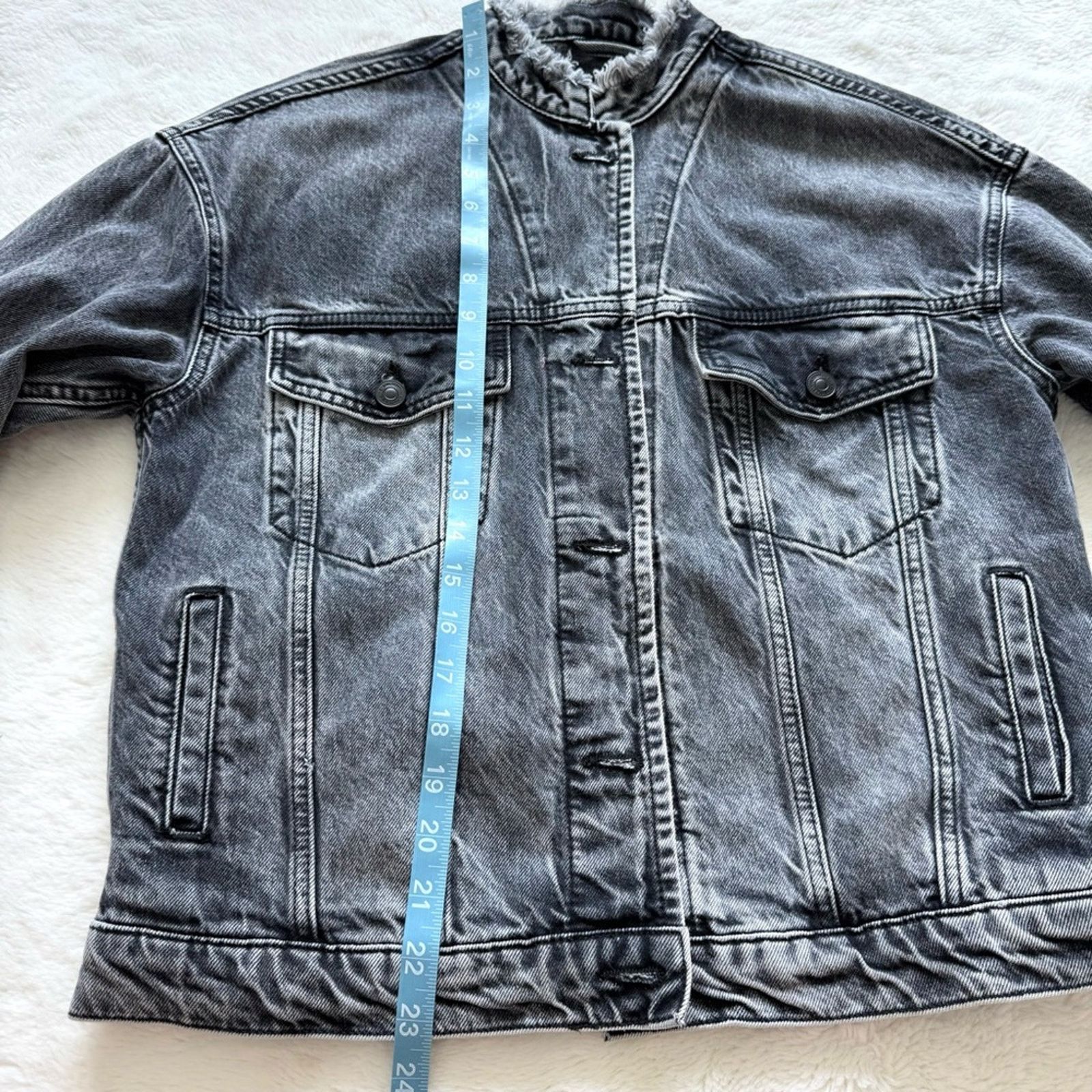 Allsaints ALLSAINTS women jeans oversized jacket size 2 US Size XS / US 0-2 / IT 36-38 - 7 Thumbnail