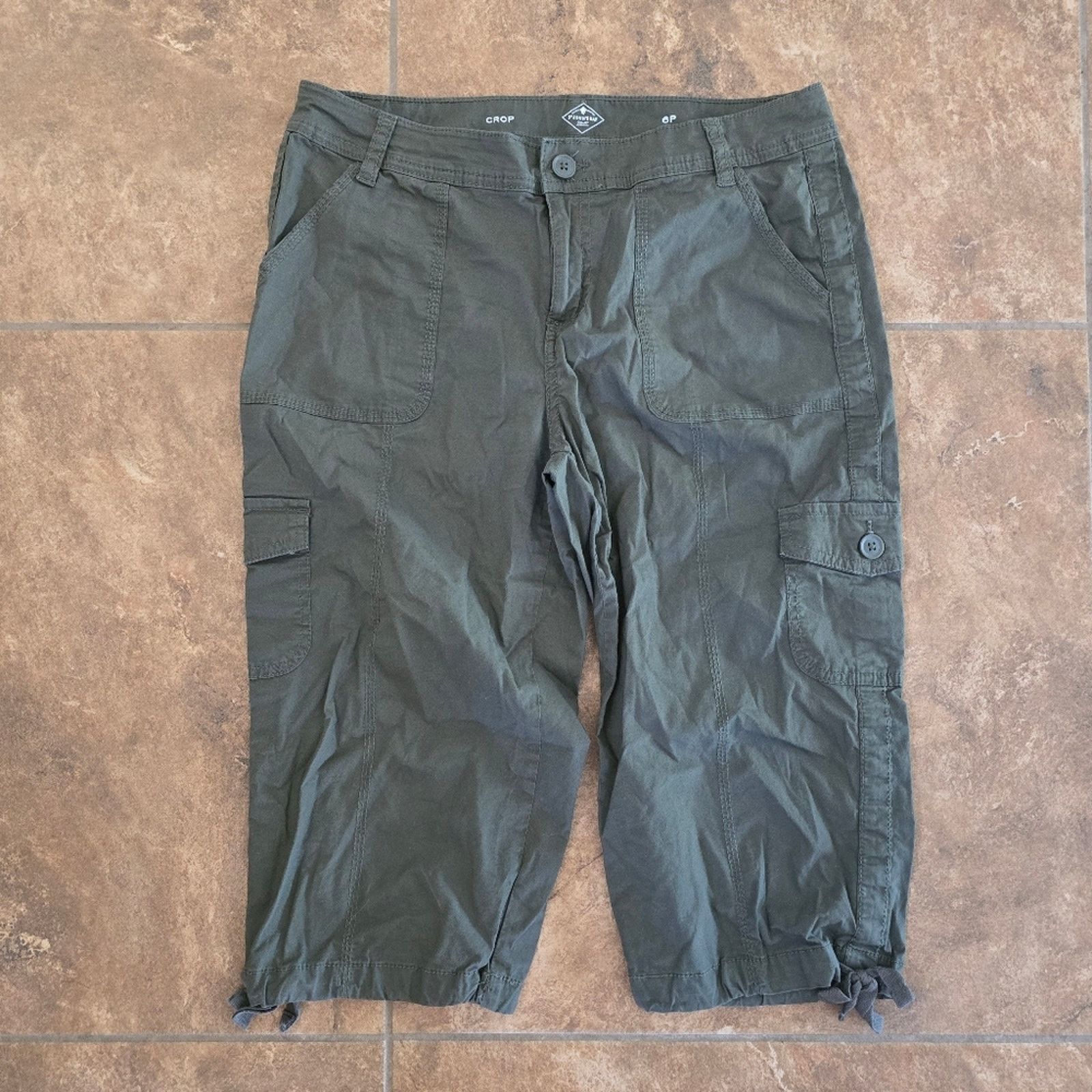 Other Olive | ST JOHN'S BAY | Crop Capri Size 28" / US 6 / IT 42 - 1 Thumbnail