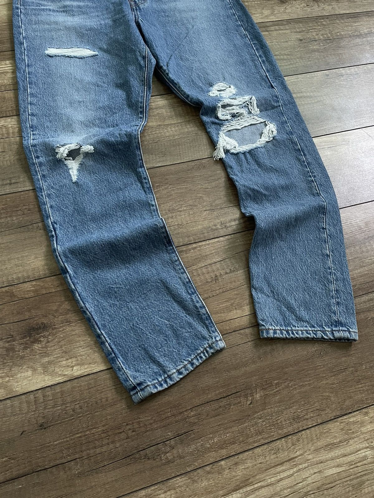 Levi's Levi’s 501 S Distressed Jeans Denim Pants Size US 32 / EU 48 - 4 Thumbnail