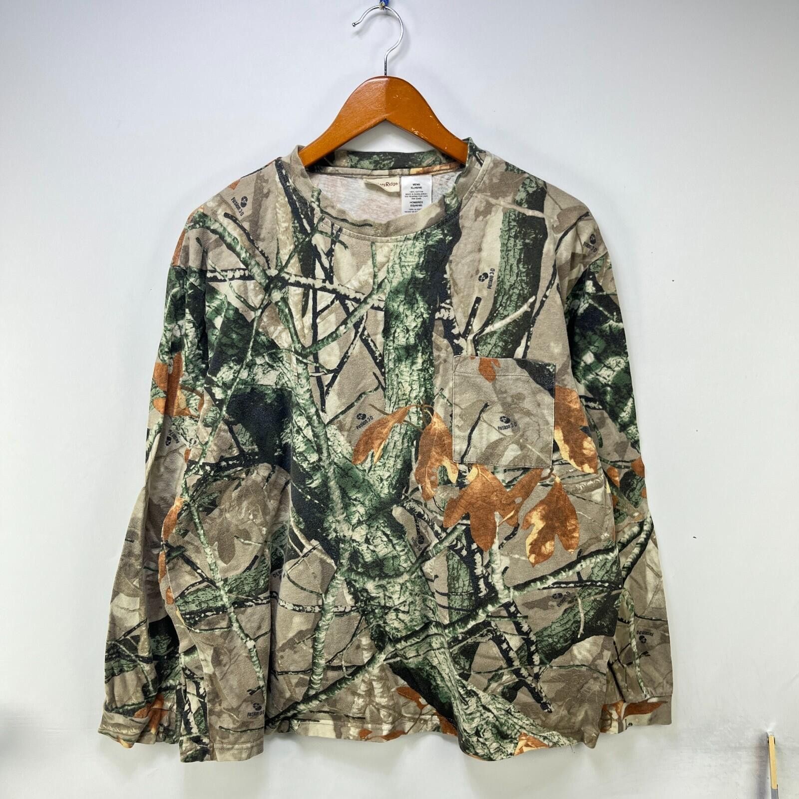 Vintage Vintage Real Tree Oak Camo Pocket Long Sleeve Shirt XL Size US XL / EU 56 / 4 - 1 Thumbnail
