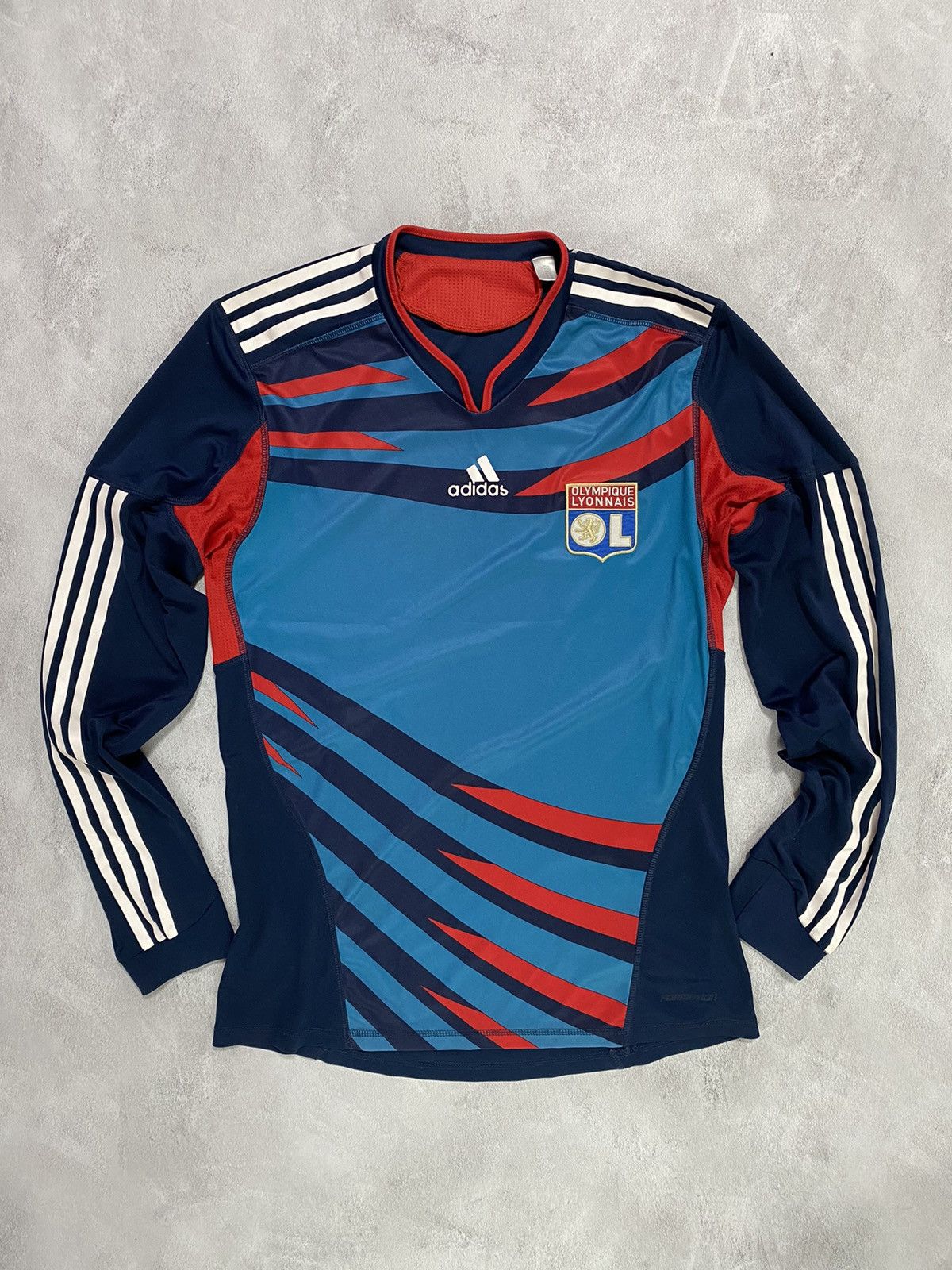 Adidas Adidas Olympique Lyonnais Jersey long sleeve 2010/2011 Size US L / EU 52-54 / 3 - 1 Thumbnail