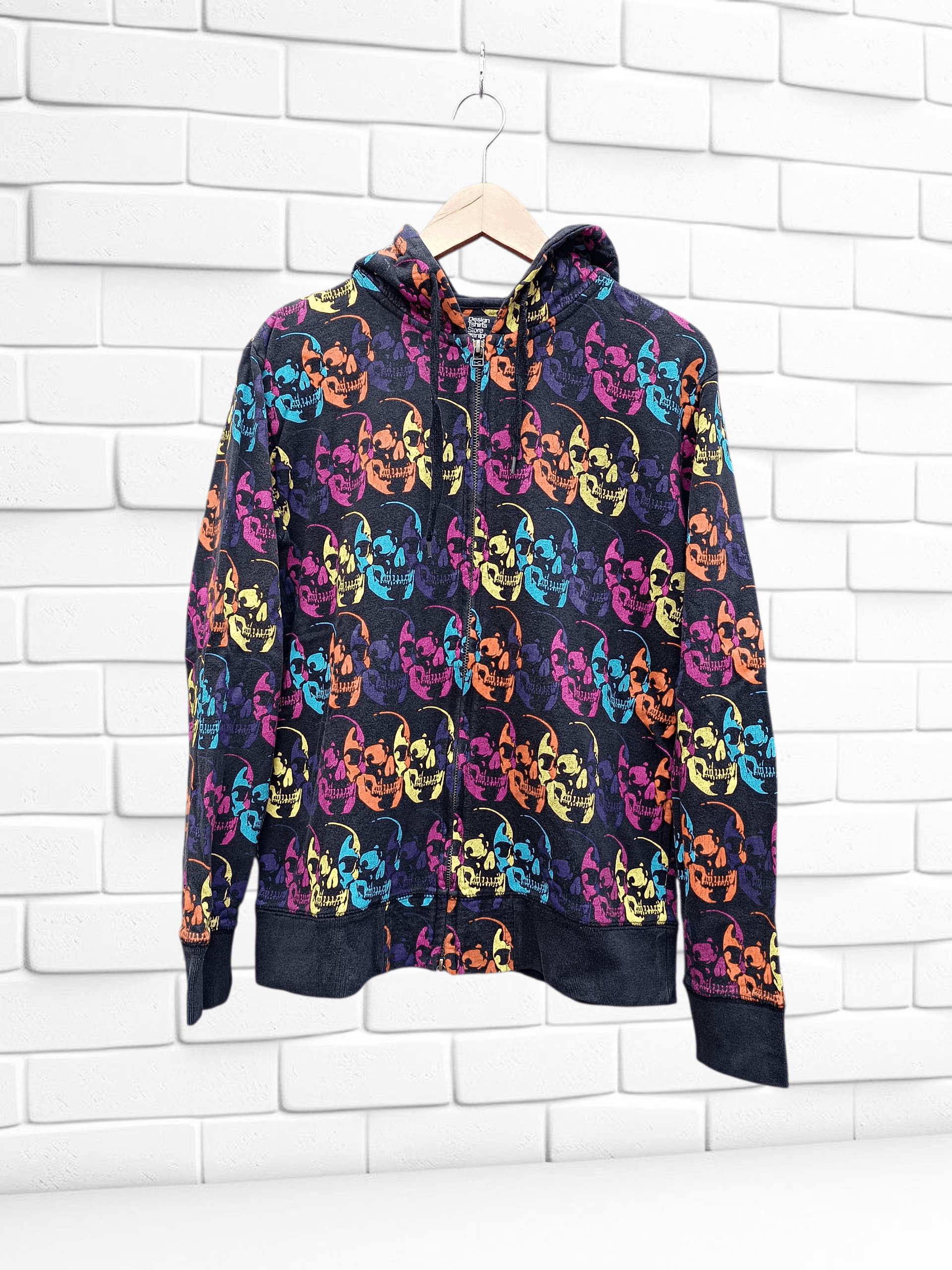 Japanese Brand Sweater Hoodie Pullover Print Skull Size US M / EU 48-50 / 2 - 1 Thumbnail
