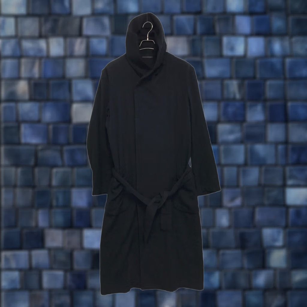 Yohji Yamamoto Yohji Yamamoto Coat Mens M Black pour homme men Wool Rayon Chester Size USED Size US M / EU 48-50 / 2 - 1 Thumbnail