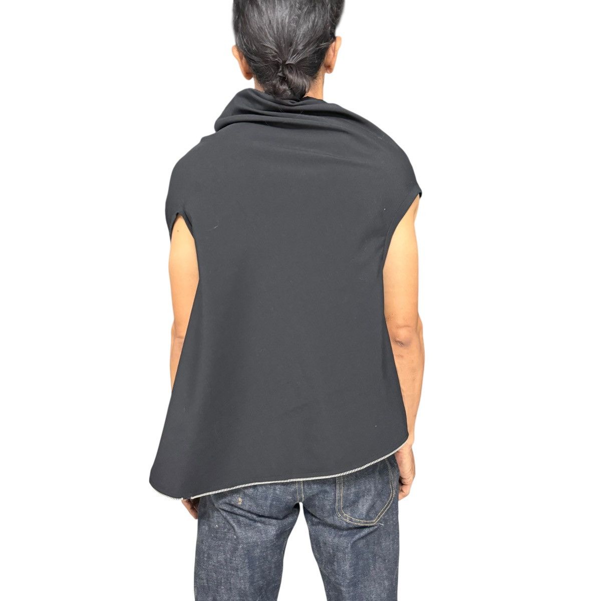 Comme des Garcons AD1991 Comme Des Garcons Diagonsl Zipper Asymmetric Jacket Size S / US 4 / IT 40 - 4 Thumbnail