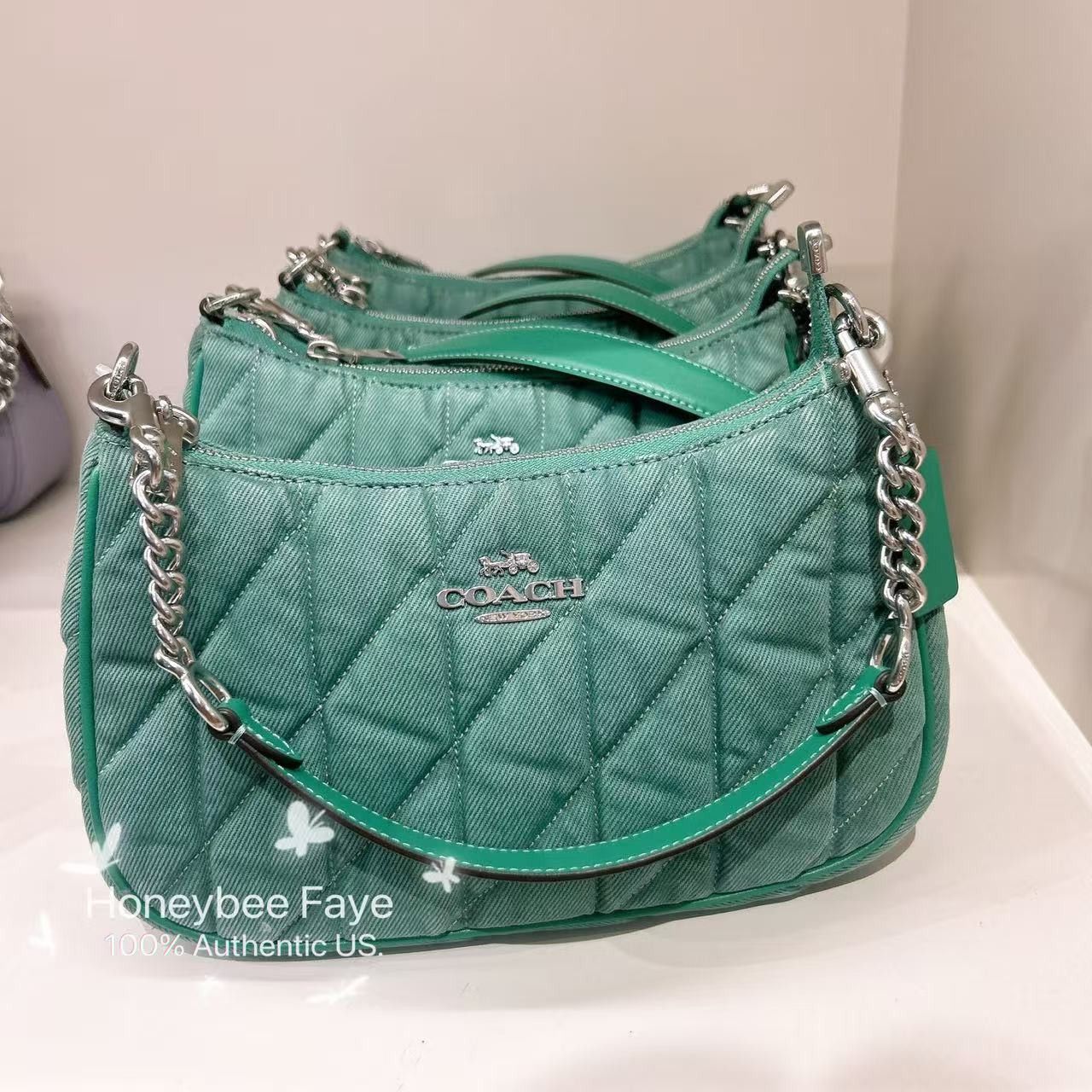Coach Teri Shoulder Bag CBG86 Ivy/Green Size ONE SIZE - 2 Thumbnail