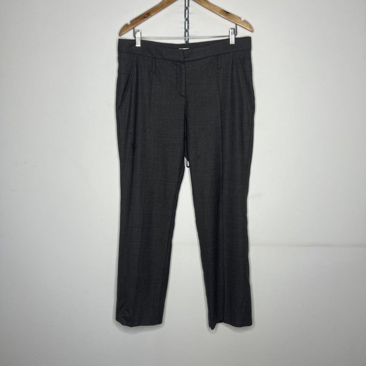Brunello Cucinelli × Designer Brunello Cucinelli Gray Virgin Wool Trousers Size US 32 / EU 48 - 1 Thumbnail