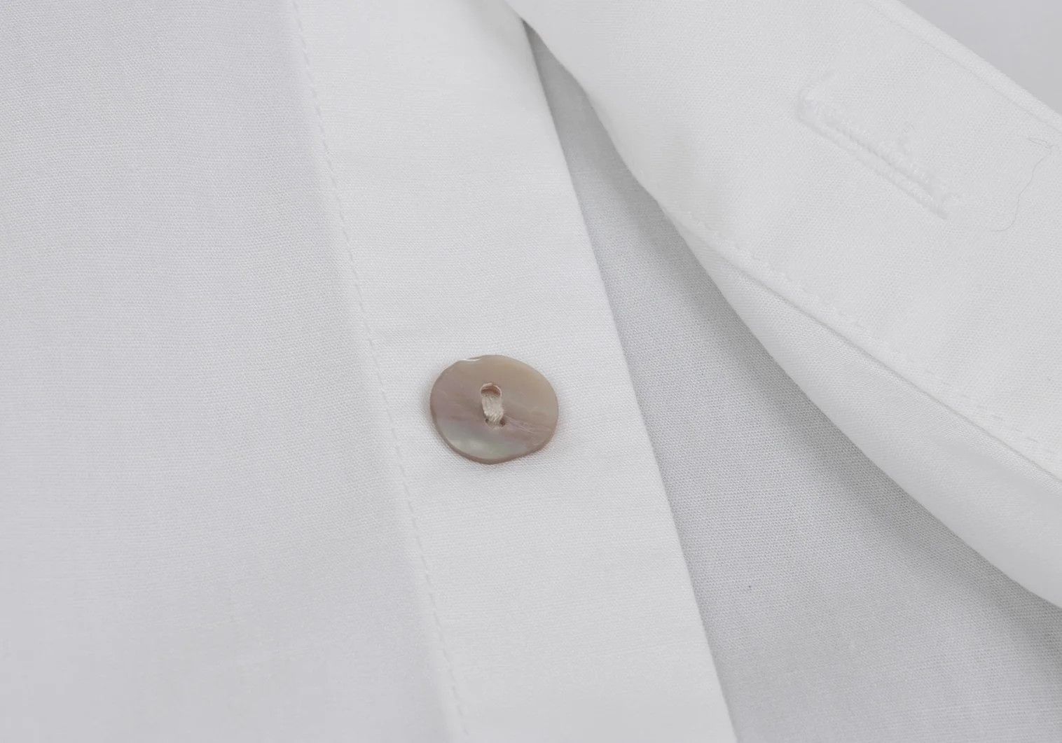Jean Paul Gaultier Belt Design Shirt in White, Size 48 Size US M / EU 48-50 / 2 - 14 Thumbnail