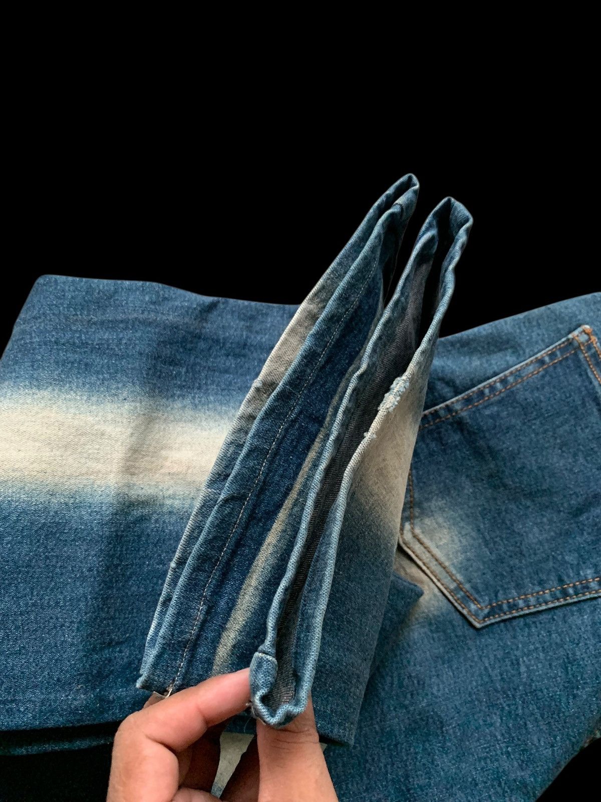 If Six Was Nine × Japanese Brand × Vintage Watch L.A Jeans Flare Vintage Distressed Denim Size 32" / US 10 / IT 46 - 17 Thumbnail