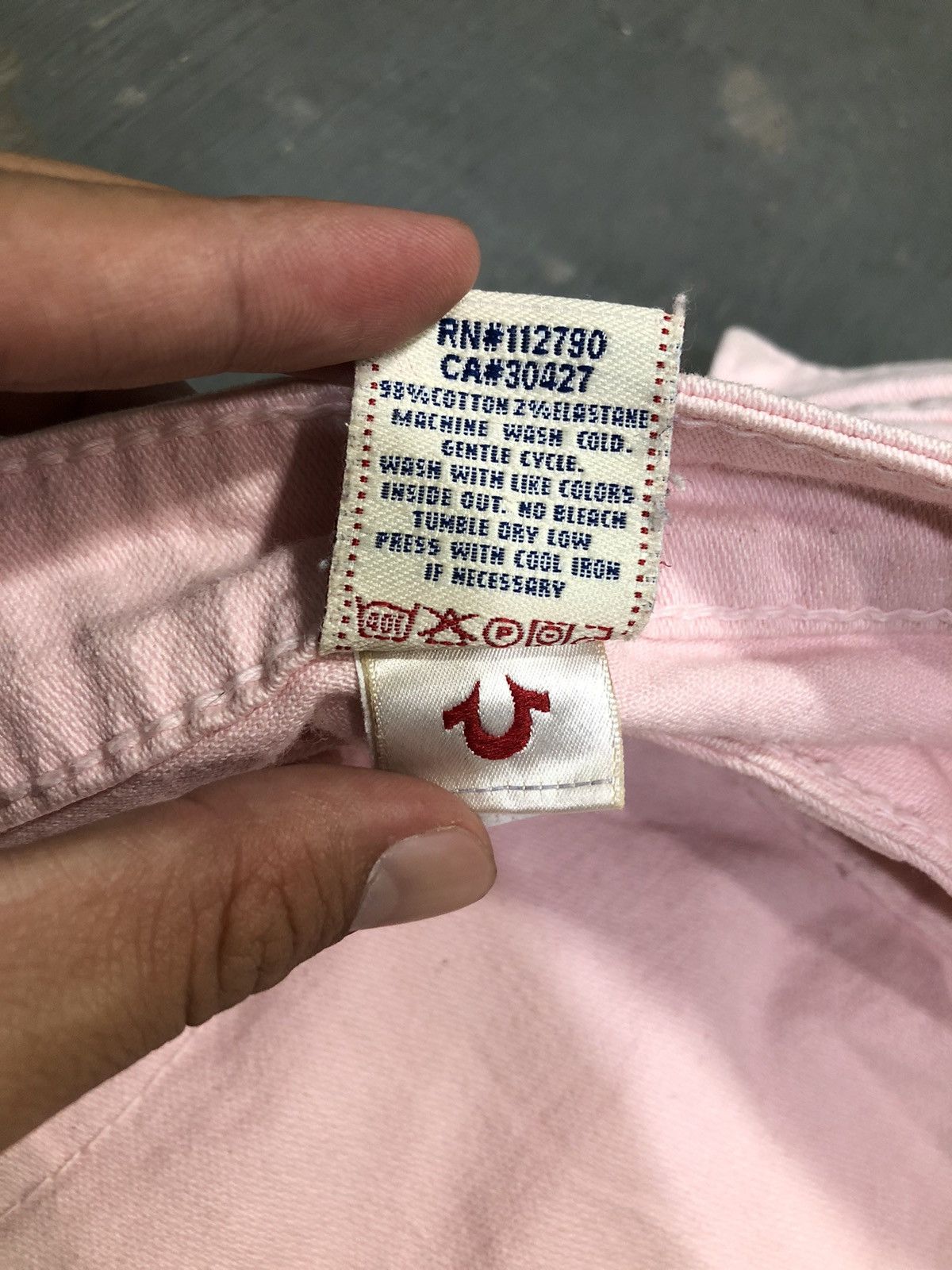 Designer × True Religion × Vintage True Religion Pink Denim Size 27" / US 4 / IT 40 - 7 Thumbnail
