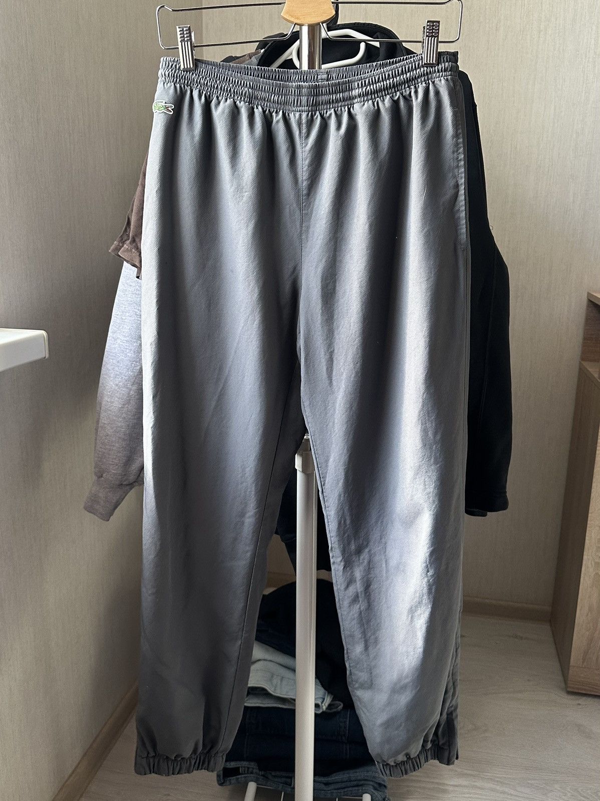 Lacoste Lacoste vintage black track pants small logo 2000s Size US 32 / EU 48 - 1 Thumbnail