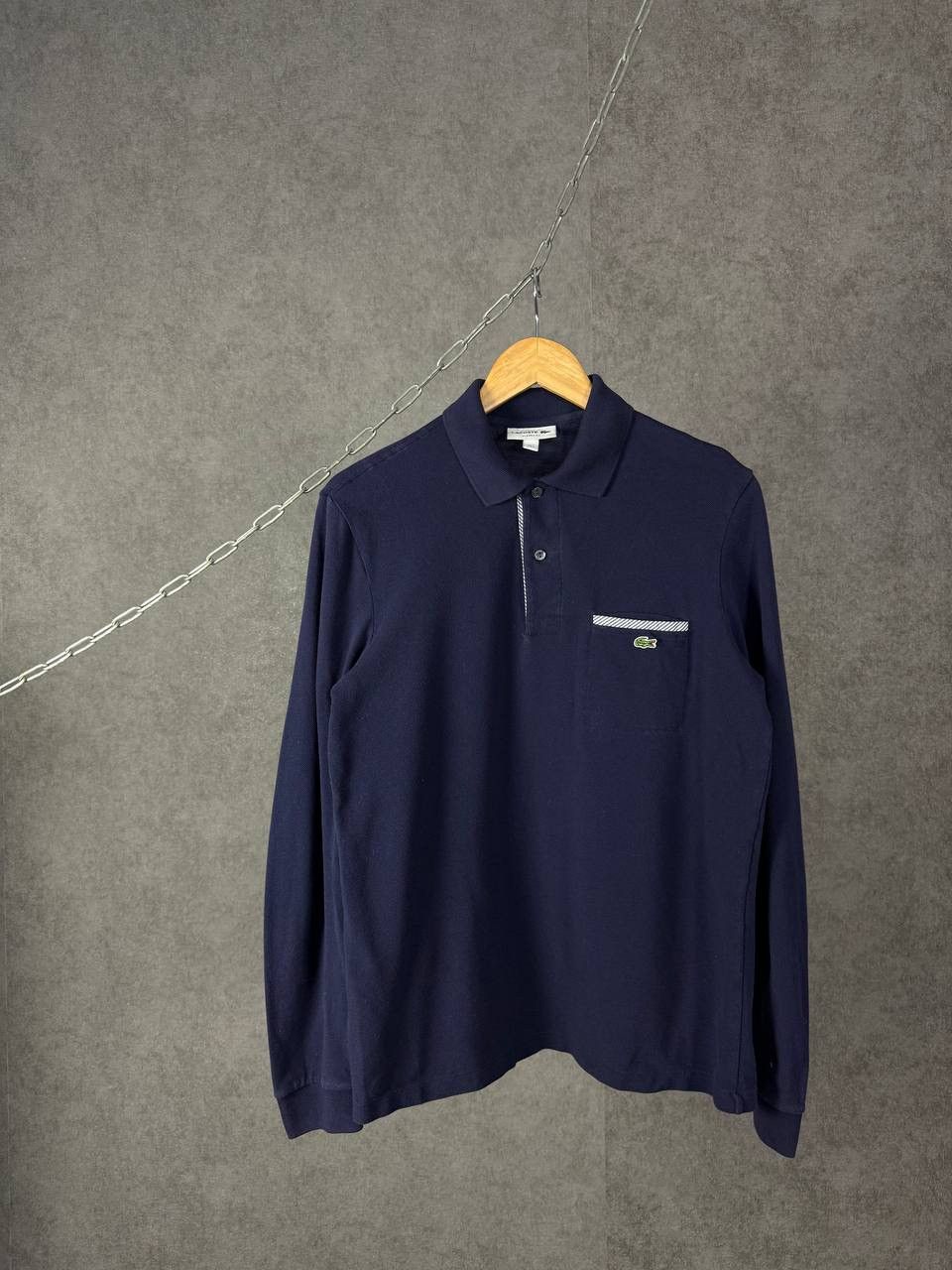 Lacoste Lacoste designer logo pocket polo sweatshirt Size US S / EU 44-46 / 1 - 1 Thumbnail