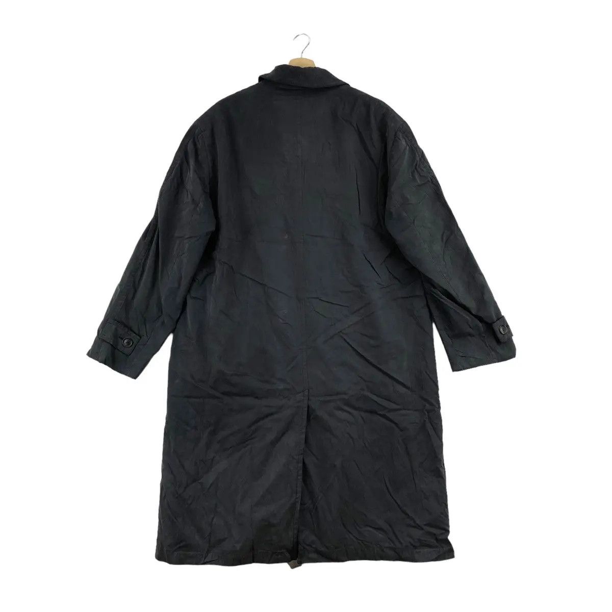 Hugo Boss Vtg HUGO BOSS Made In Italy Black Collection Trench Coat Size US XXL / EU 58 / 5 - 4 Thumbnail