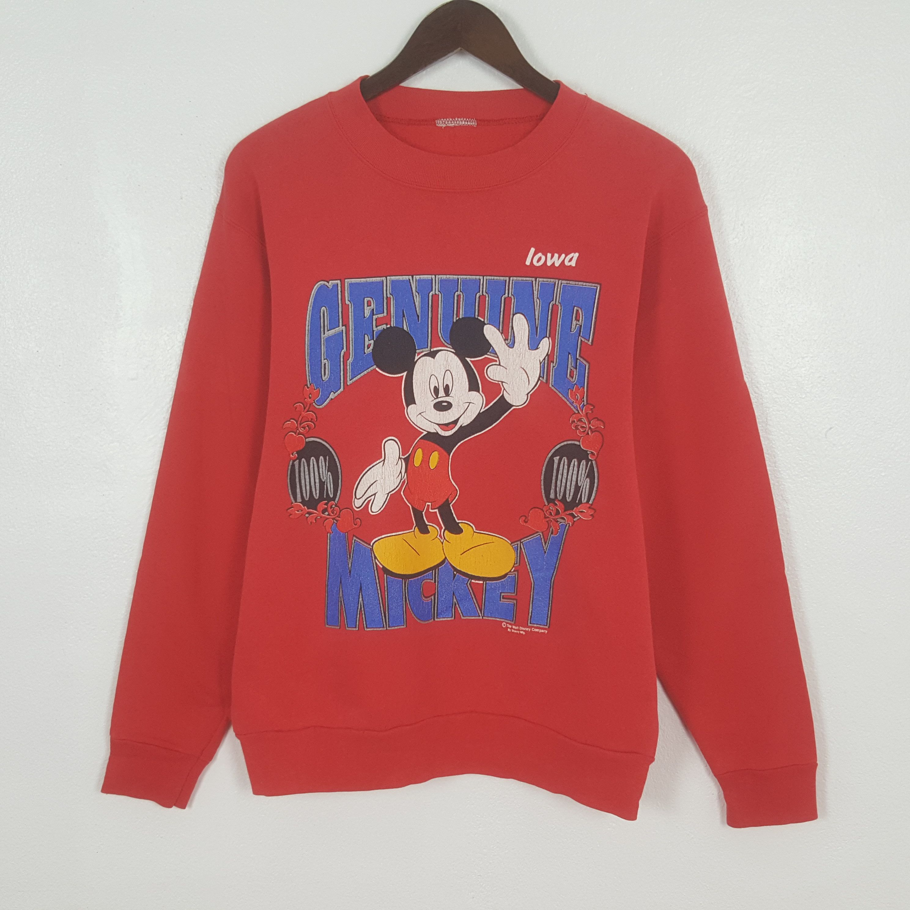 Disney Vintage Genuine Mickey Sweatshirt Size US S / EU 44-46 / 1 - 1 Thumbnail