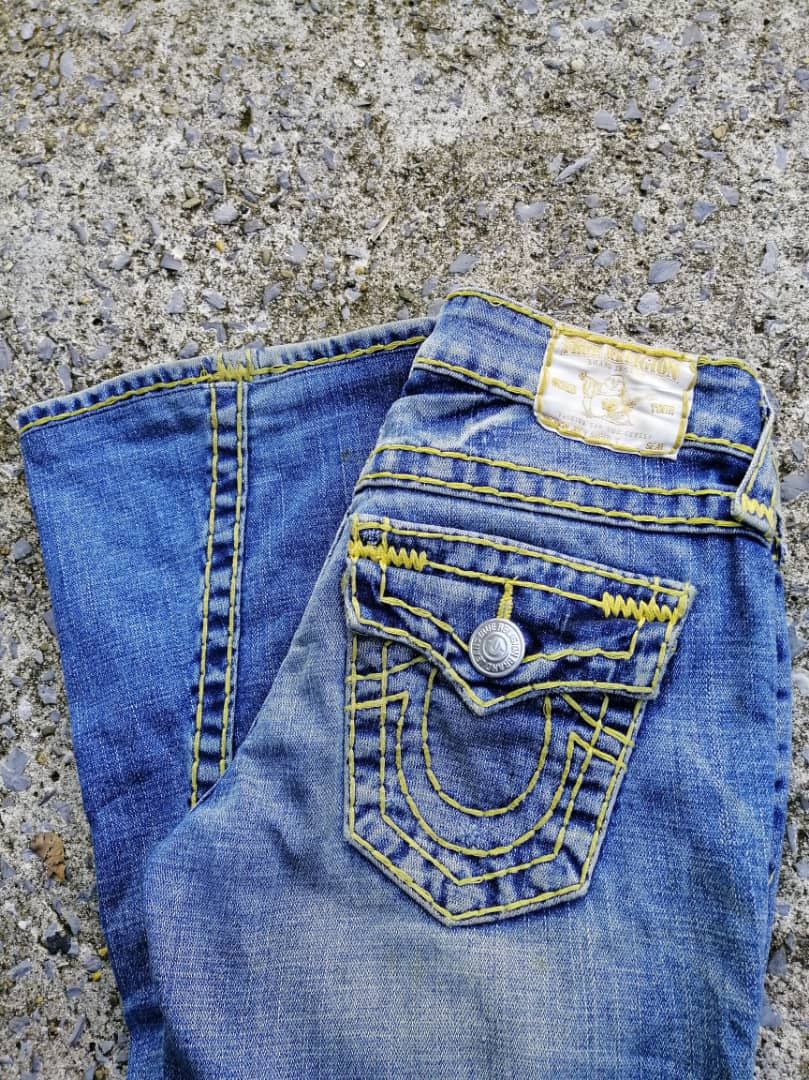 True Religion True Religion Joey Super T Low Rise Denim Jeans Size 24" / US 00 / IT 34 - 6 Thumbnail