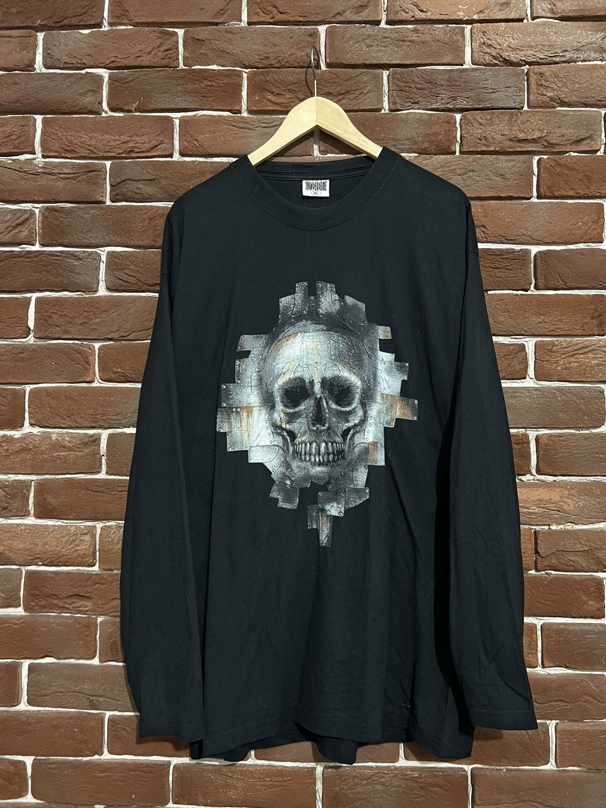 Band Tees Rare Vintage 1998 Thunderdome Wizard Gabber Band Tshirt 90s Size US XL / EU 56 / 4 - 1 Thumbnail