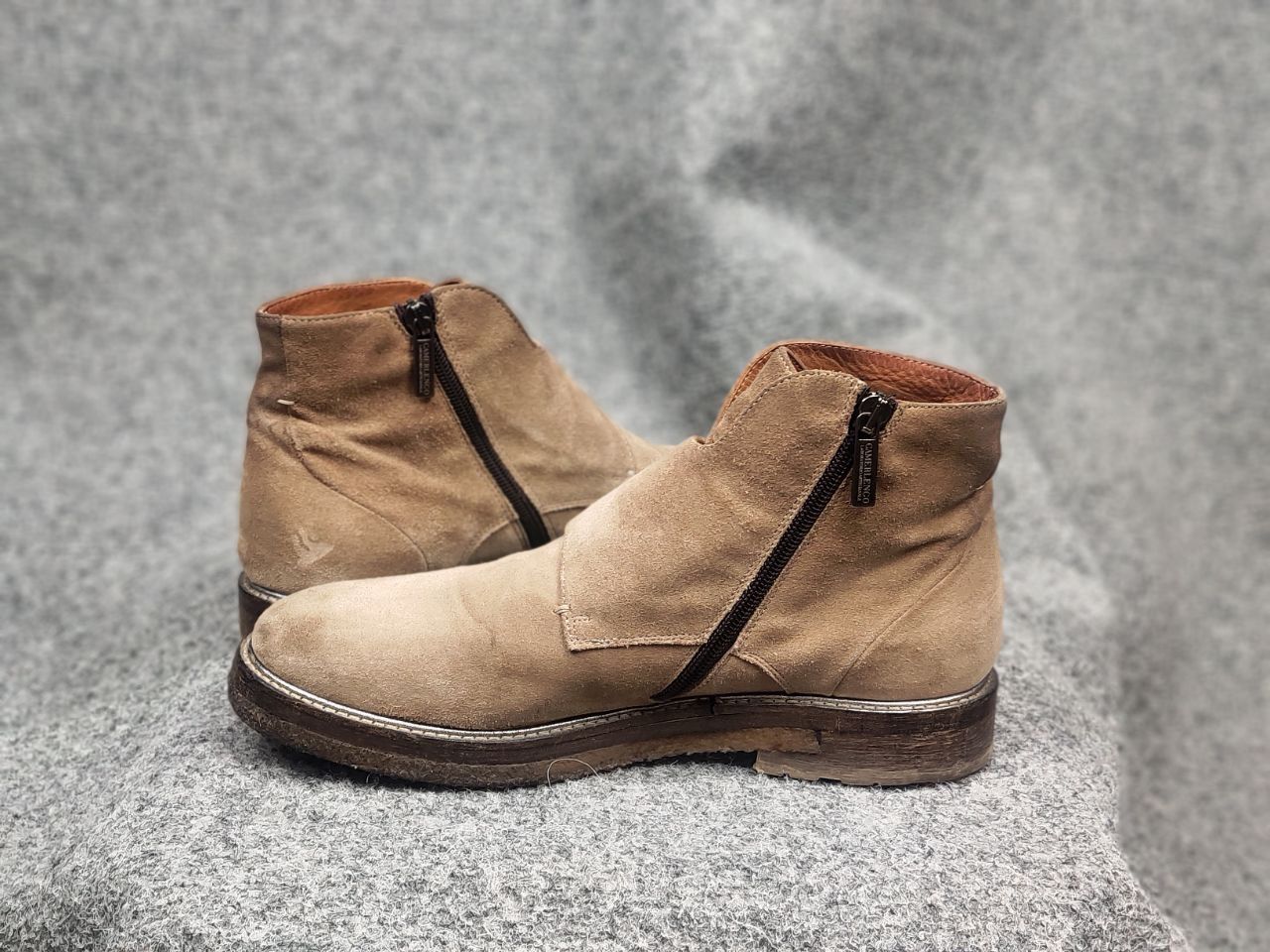 Vintage Camerlengo Italy Design Suede Brown Classic Buckle Boots Size US 6 / EU 39 - 19 Thumbnail