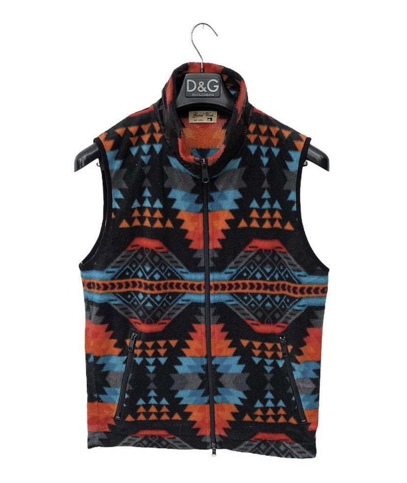 Vintage Global Work Navajo Aztec Vest