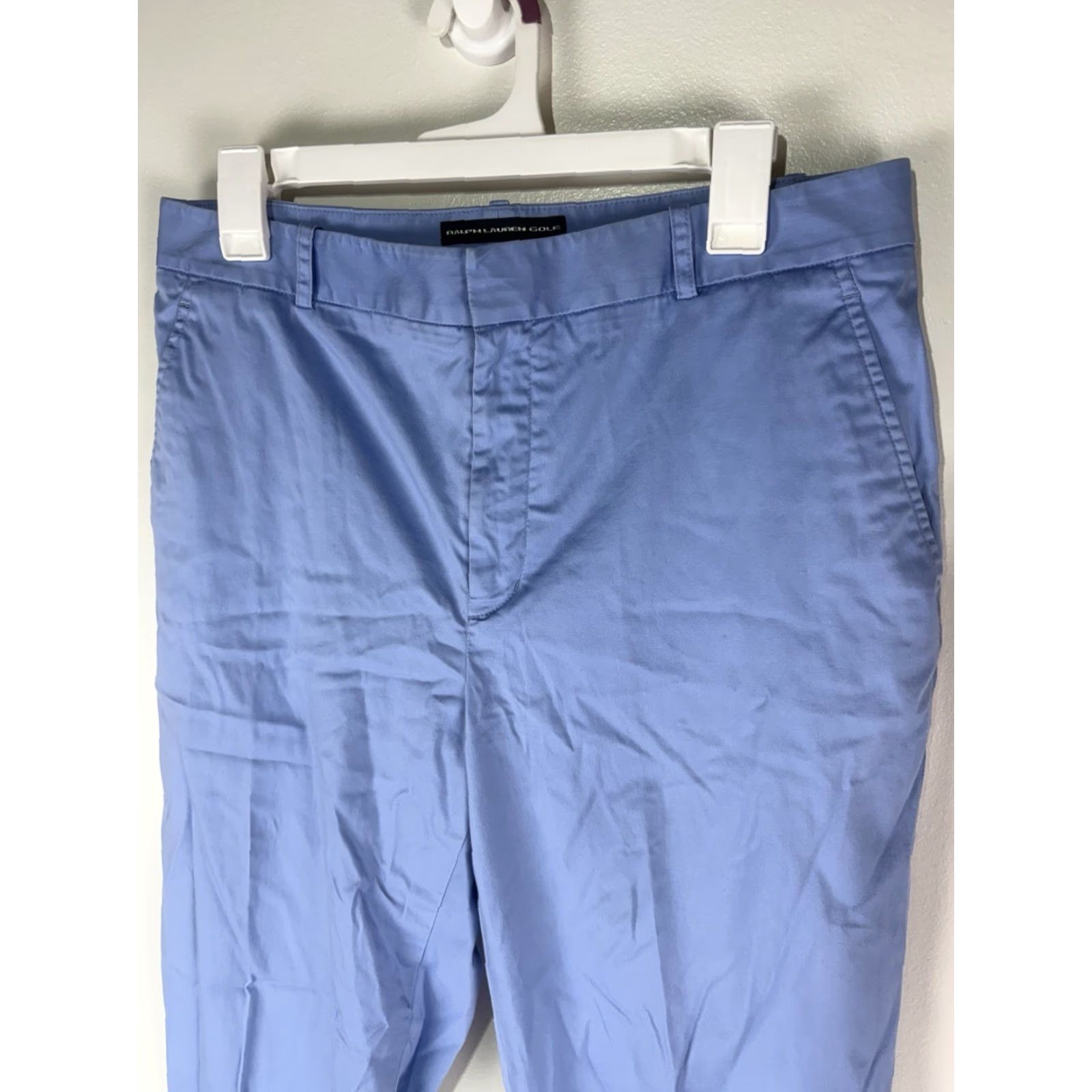 Ralph Lauren VINTAGE Ralph Lauren Golf Pants Womens Size 12 Cropped Twill Blue Casual Sports Size 34" / US 12 / IT 48 - 2 Thumbnail