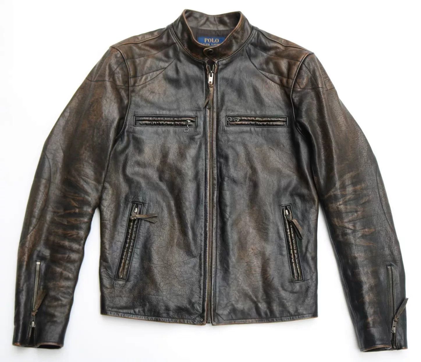 Polo Ralph Lauren Polo Ralph Lauren J100 Leather Jacket Size US M / EU 48-50 / 2 - 1 Thumbnail