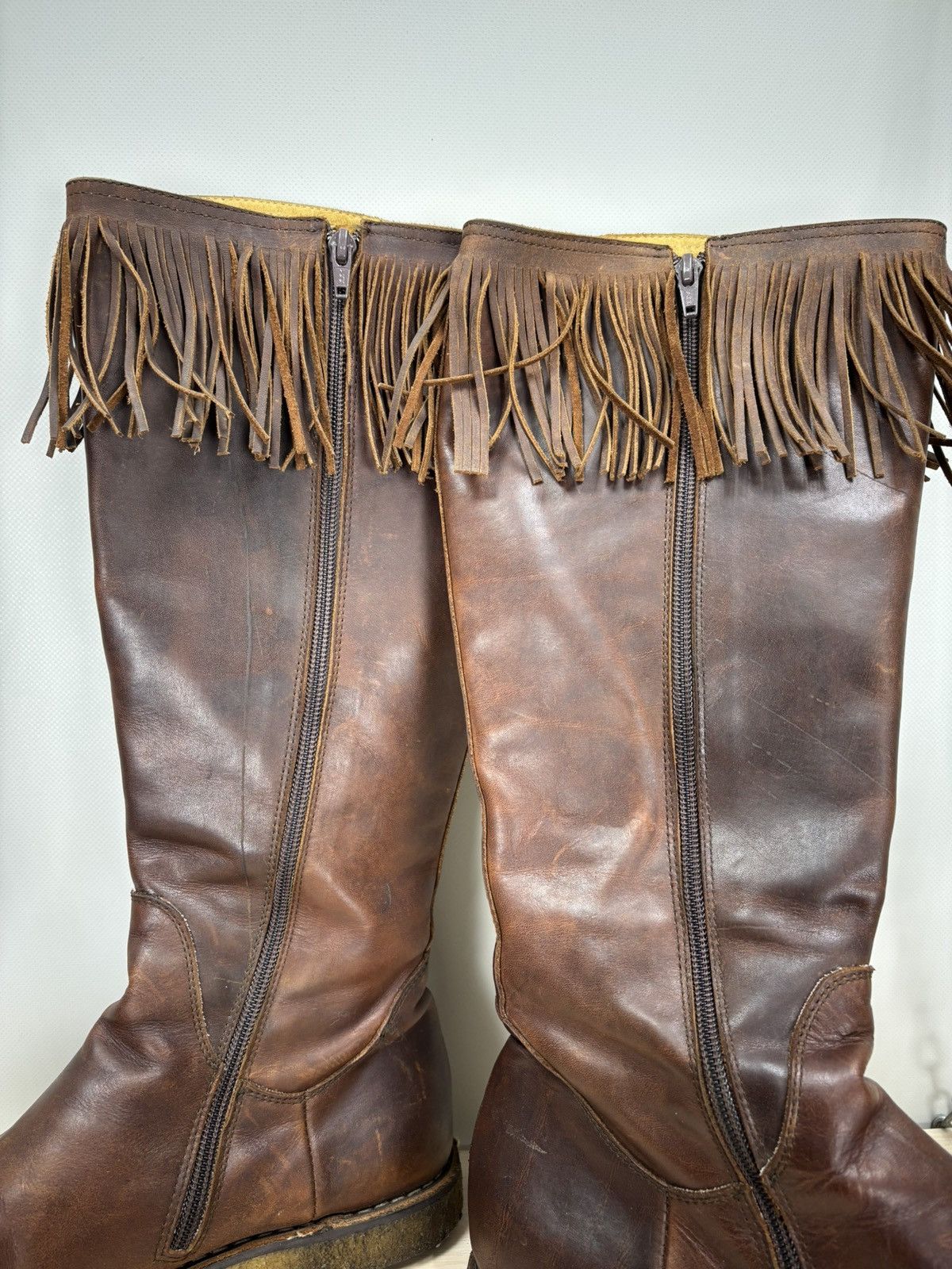 Other Womens western leather boots Size 39 Color Brown Size US 9 / IT 39 - 10 Thumbnail