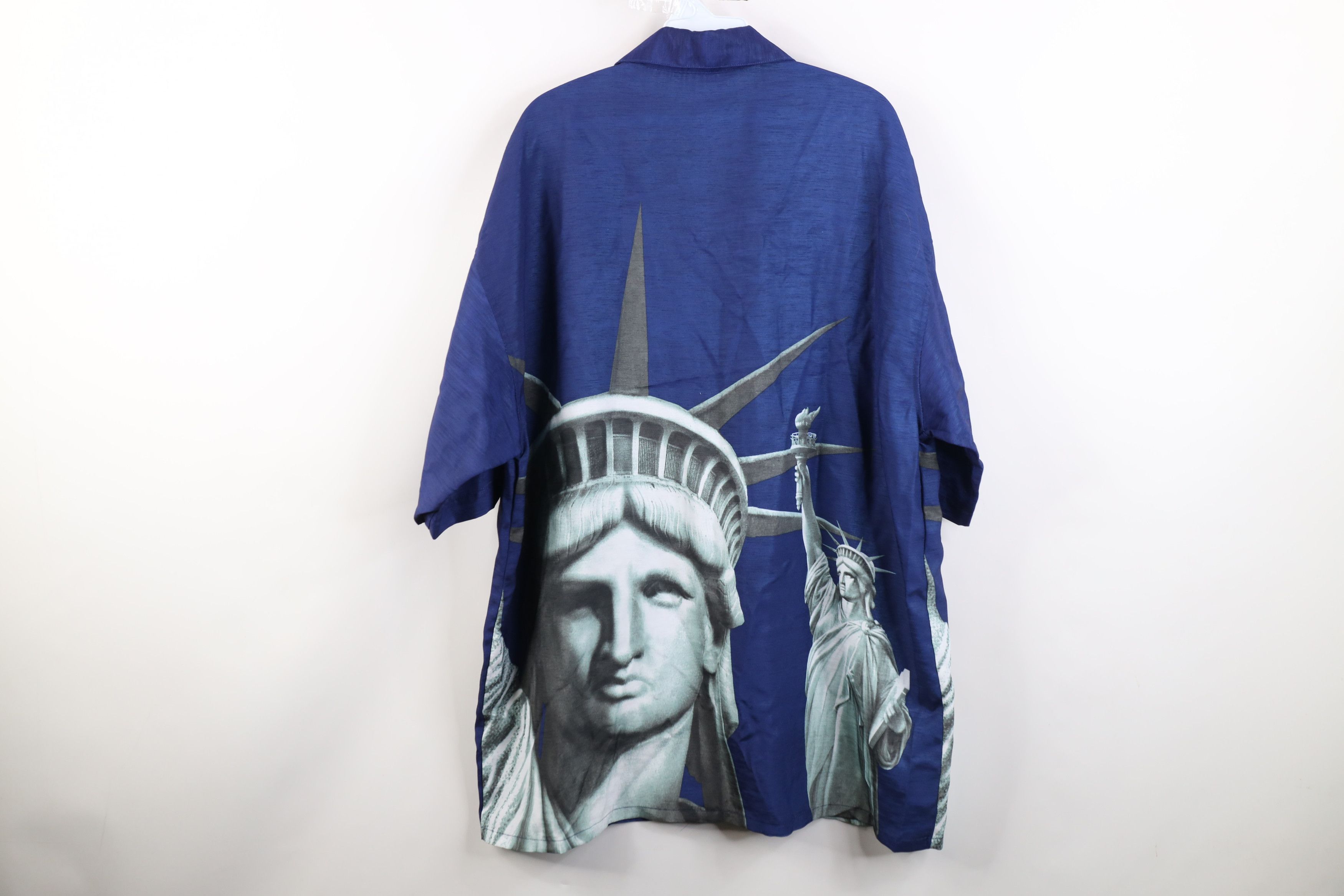 Vintage Deadstock Vintage 90s Y2K Statue of Liberty All Over Shirt Size US M / EU 48-50 / 2 - 11 Thumbnail