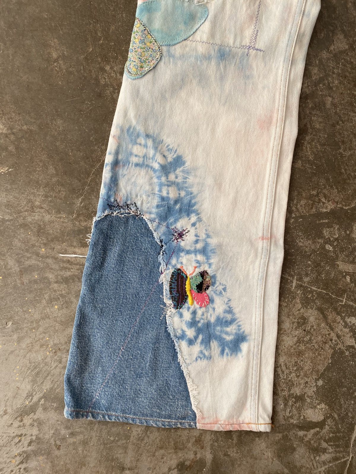 Kapital Kapital Kountry Crazy Papillon Flare Denim Chrome Hearts Size US 36 / EU 52 - 5 Thumbnail