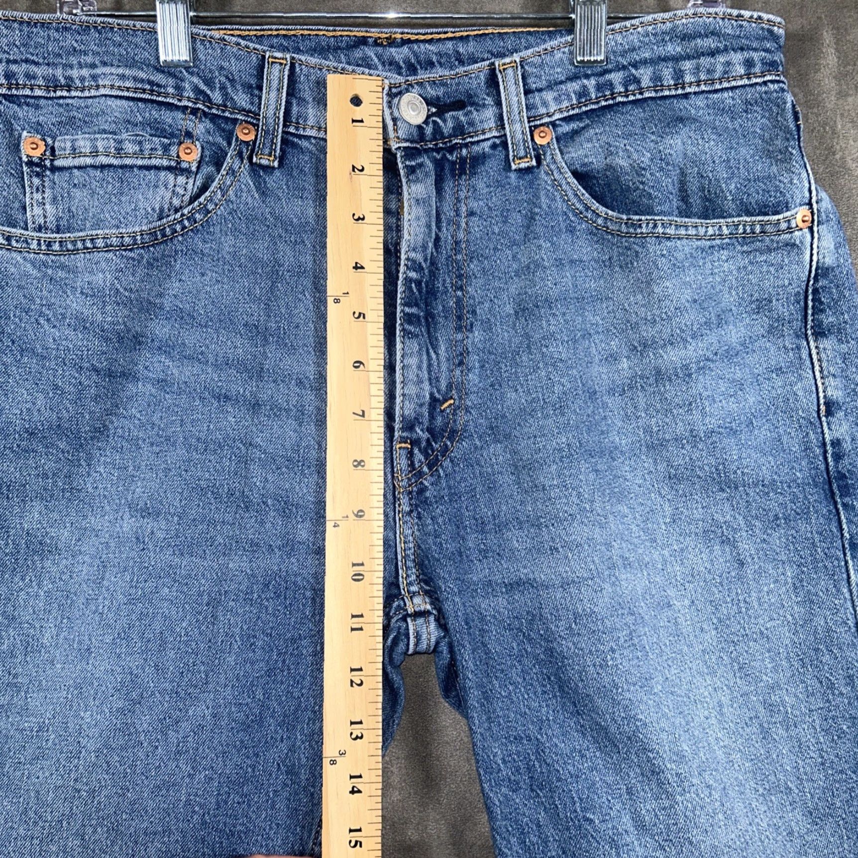 Levi's Levi's Jeans 505 Blue Mens 32x32 Straight 5-Pocket Denim Size US 32 / EU 48 - 4 Thumbnail