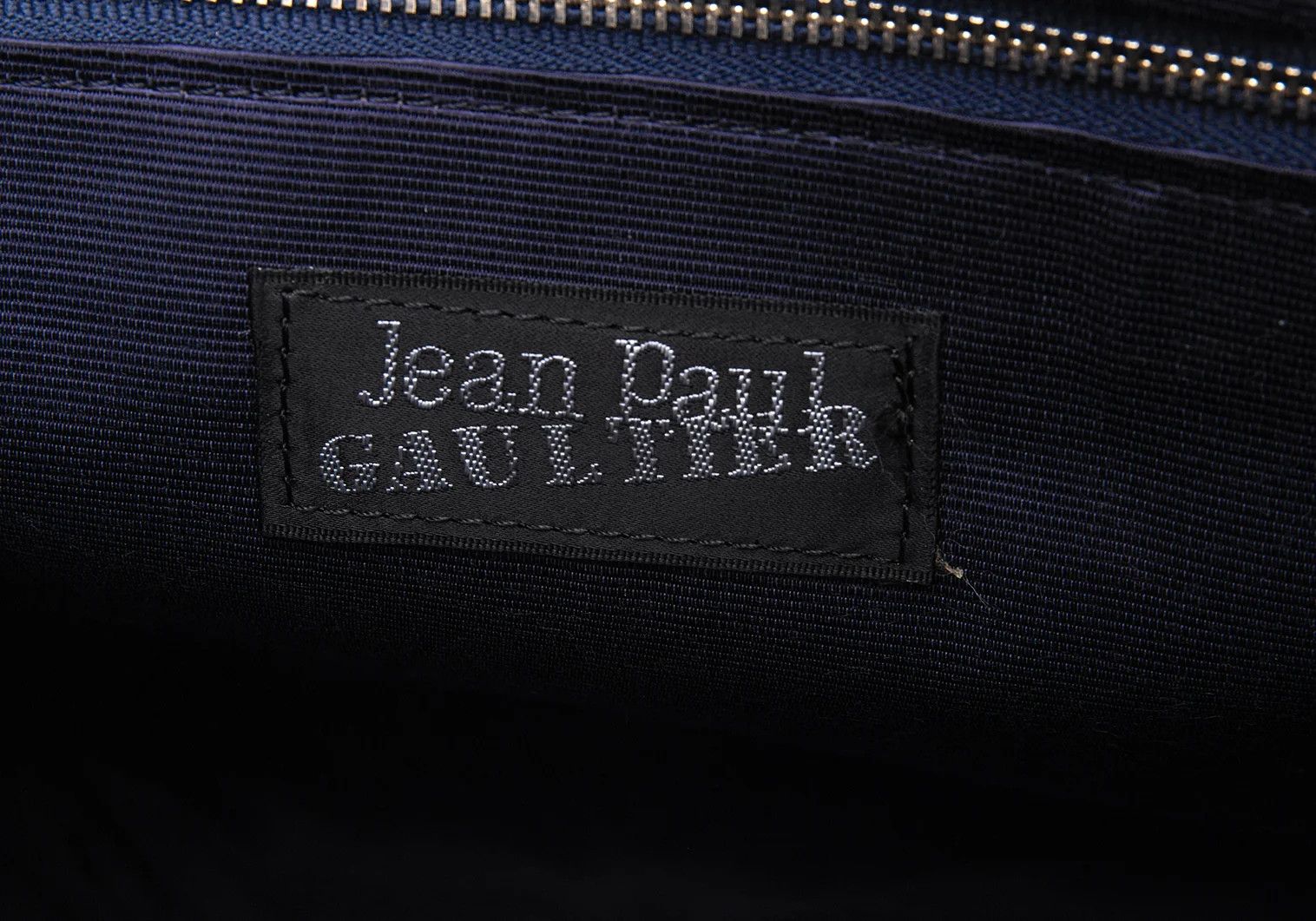 Jean Paul Gaultier Dragon Embossed Square Tote Bag in Black Size ONE SIZE - 18 Thumbnail