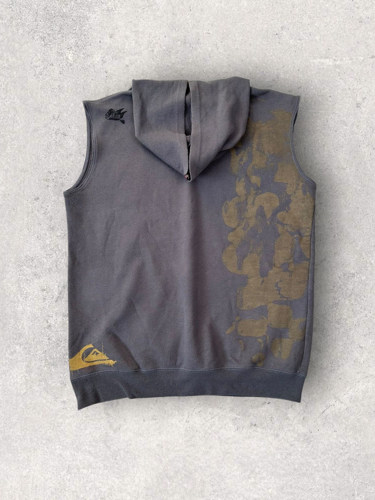 Quicksilver Y2k Vintage Quicksilver Hooded Vest Oversized Size US M / EU 48-50 / 2 - 2 Thumbnail
