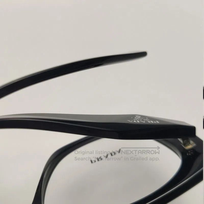 Prada Prada Black Logo Frame Glasses. Size ONE SIZE - 9 Thumbnail