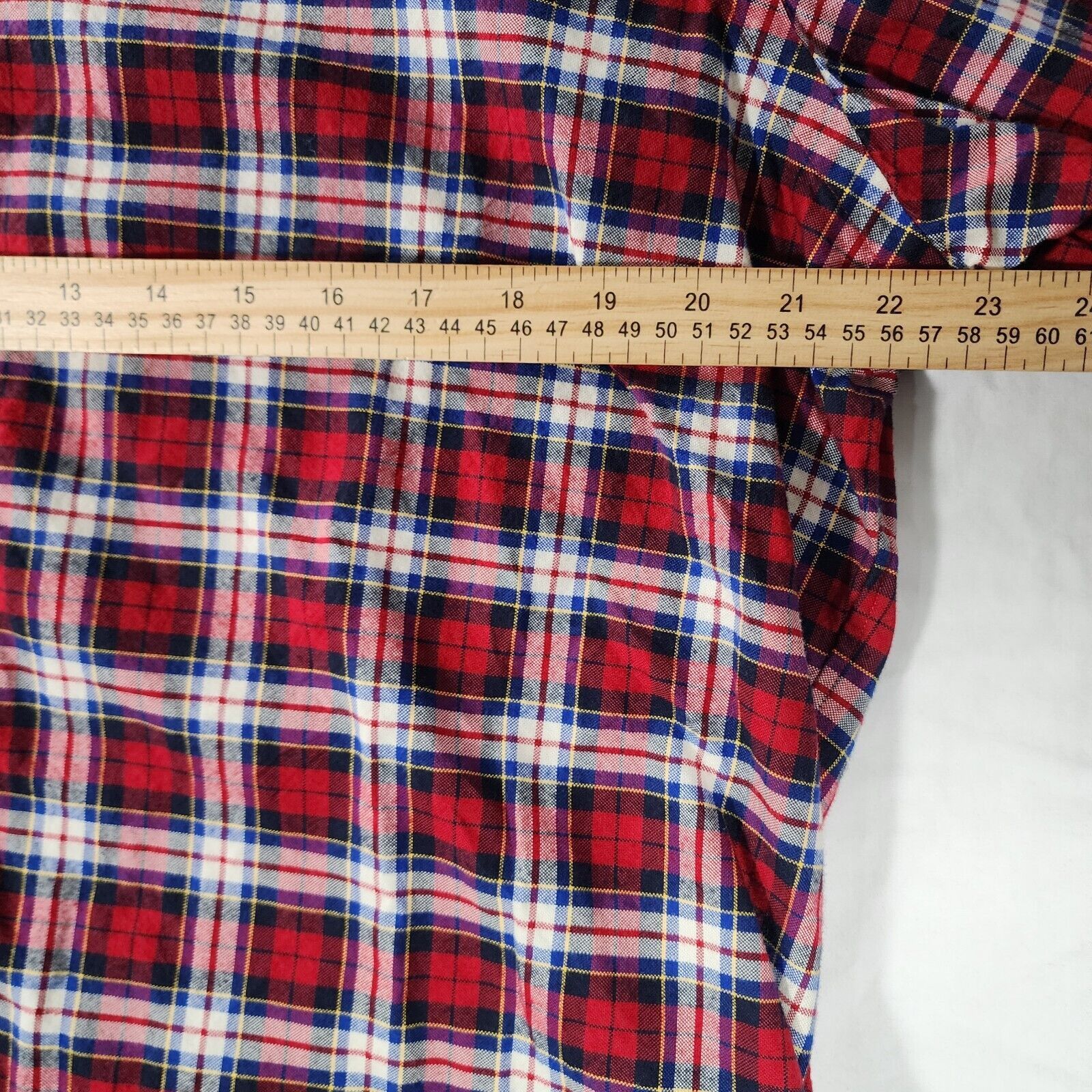 Ralph Lauren Ralph Lauren Long Sleeve Button Down Shirt XL Red Plaid Size US XL / EU 56 / 4 - 5 Thumbnail