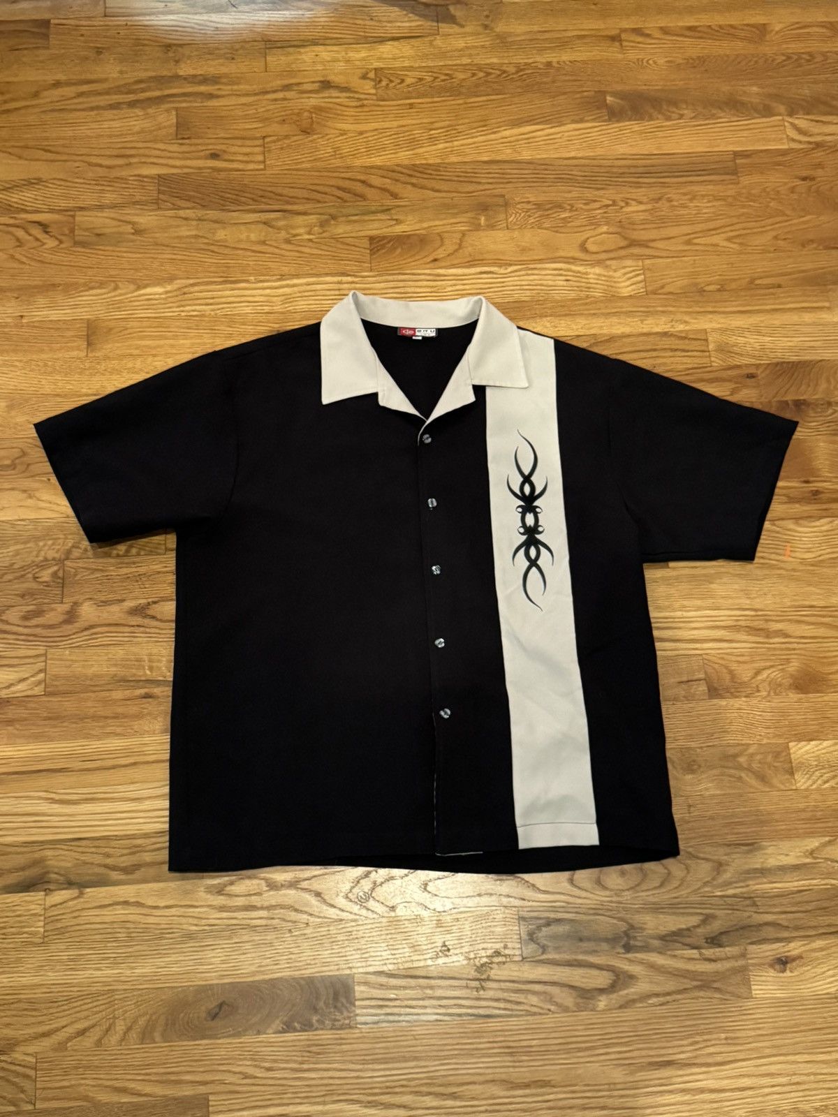 Vintage Y2K Iz It U Bowling Shirt size XL
