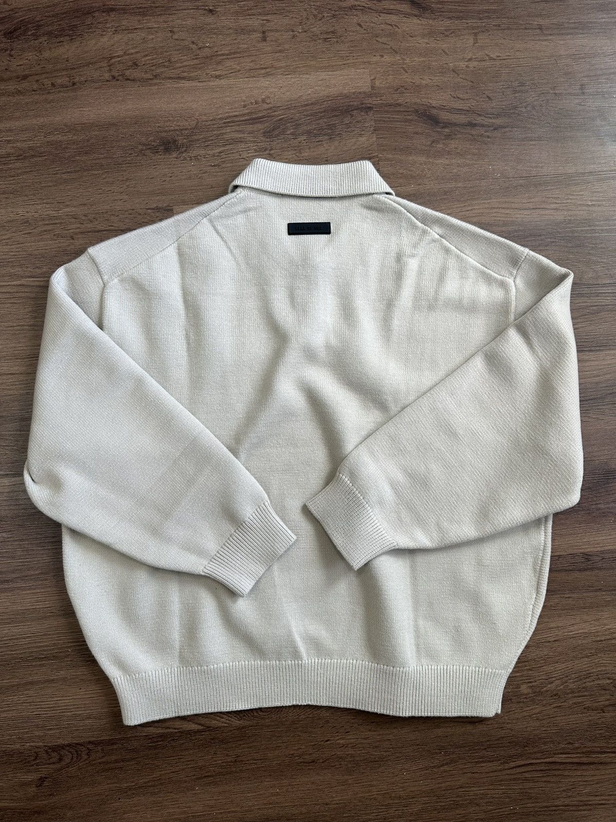 Fear of God Fear of God Essentials Tan Knit Polo Size US M / EU 48-50 / 2 - 3 Thumbnail