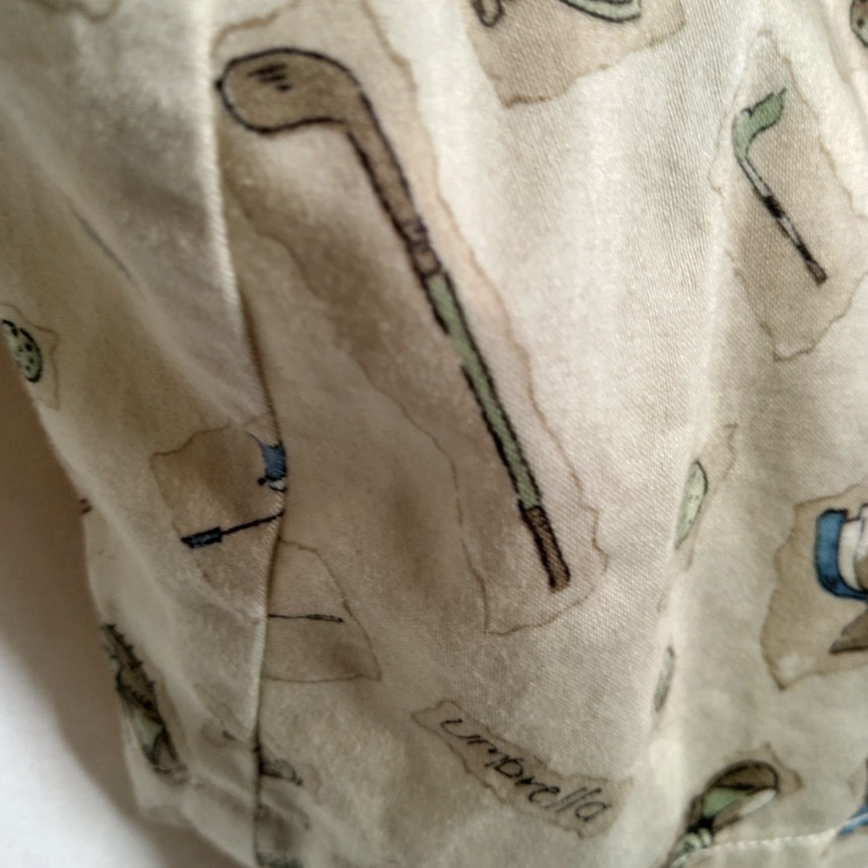 Liz Claiborne VINTAGE Liz Claiborne Golf Shorts Women 16 Beige Pleated Golf Print Regular Fit Size 38" / US 16 / IT 52 - 7 Thumbnail