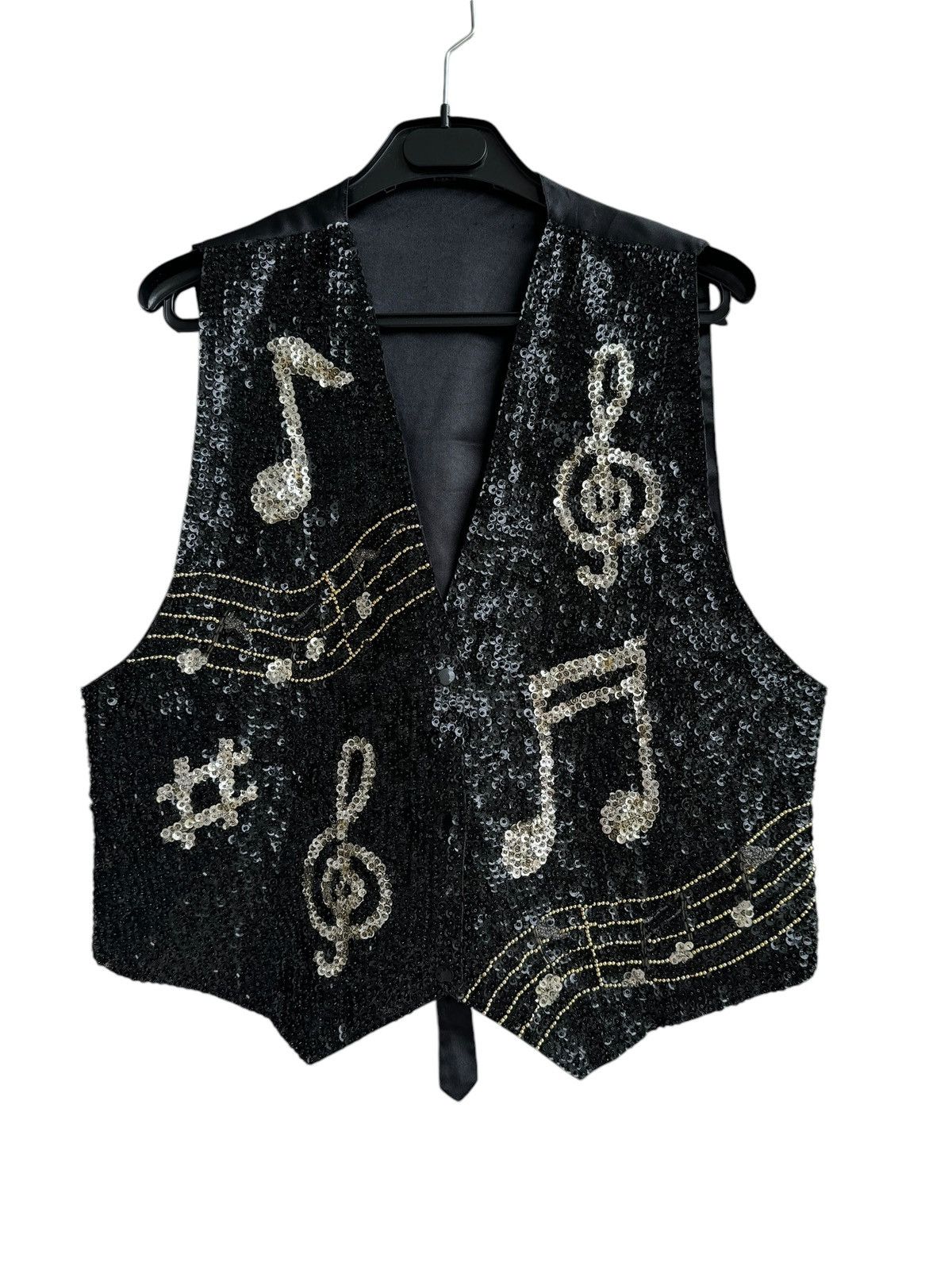 Japanese Brand × The Unbranded Brand Vintage Unbranded Art Music Sequin Rock Star Size US S / EU 44-46 / 1 - 1 Thumbnail