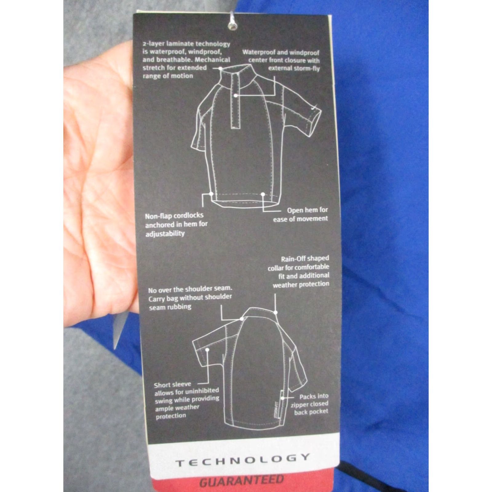 Nike Nike Golf Jacket Men Pullover Small Baseball Blue Storm Fit 128699 NWT Size US S / EU 44-46 / 1 - 3 Thumbnail