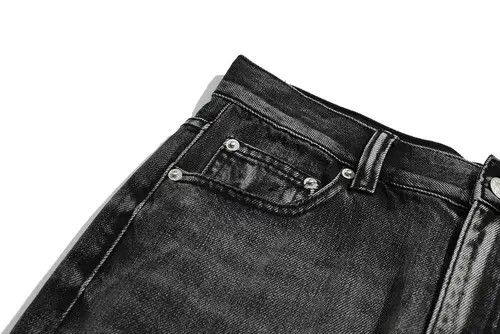 Jean × Vintage Black Washed Damage Baggy jeans y2k 90’s retro style Size US 32 / EU 48 - 2 Thumbnail