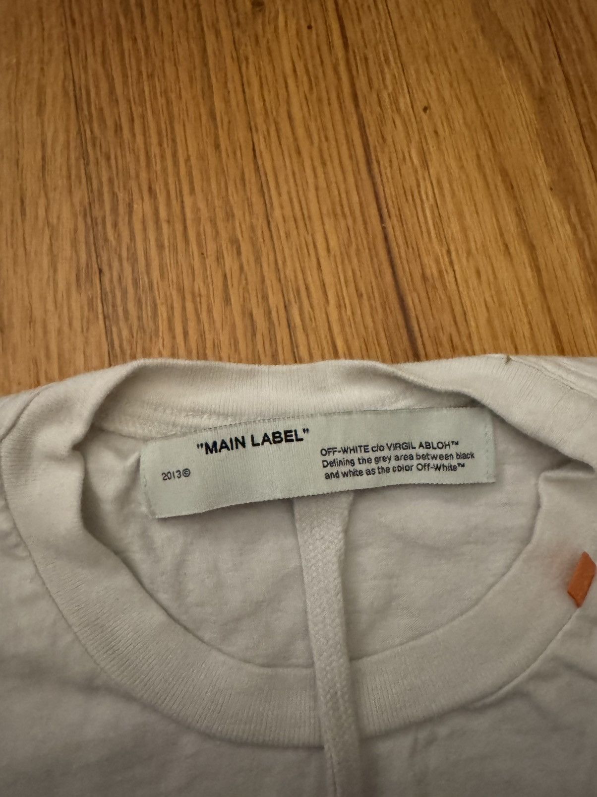 Off-White “Rationalism” Off-White Tee Size US XS / EU 42 / 0 - 3 Thumbnail